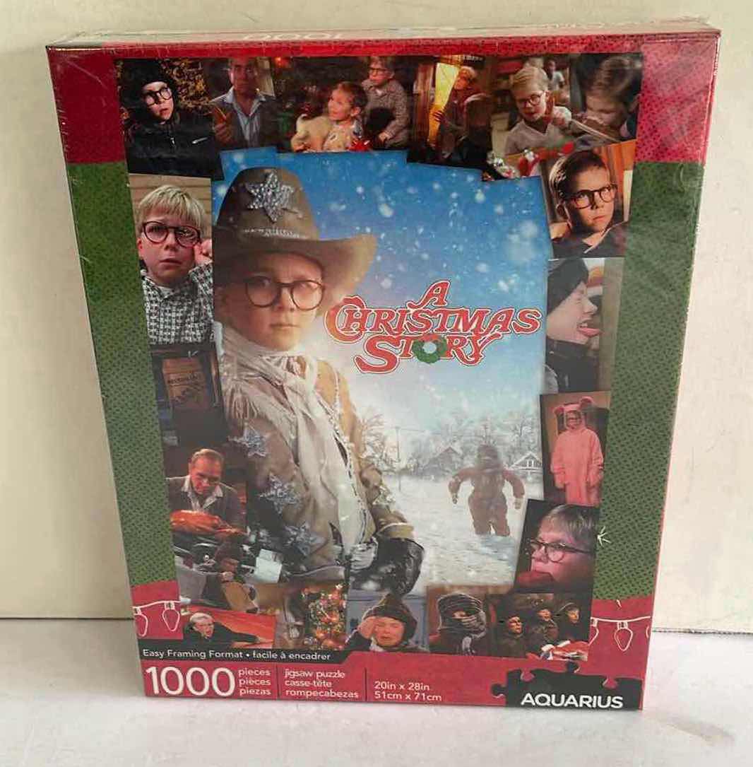 Photo 1 of NIB A CHRISTMAS STORY 1000 PIECE PUZZLE MSRP $15.99