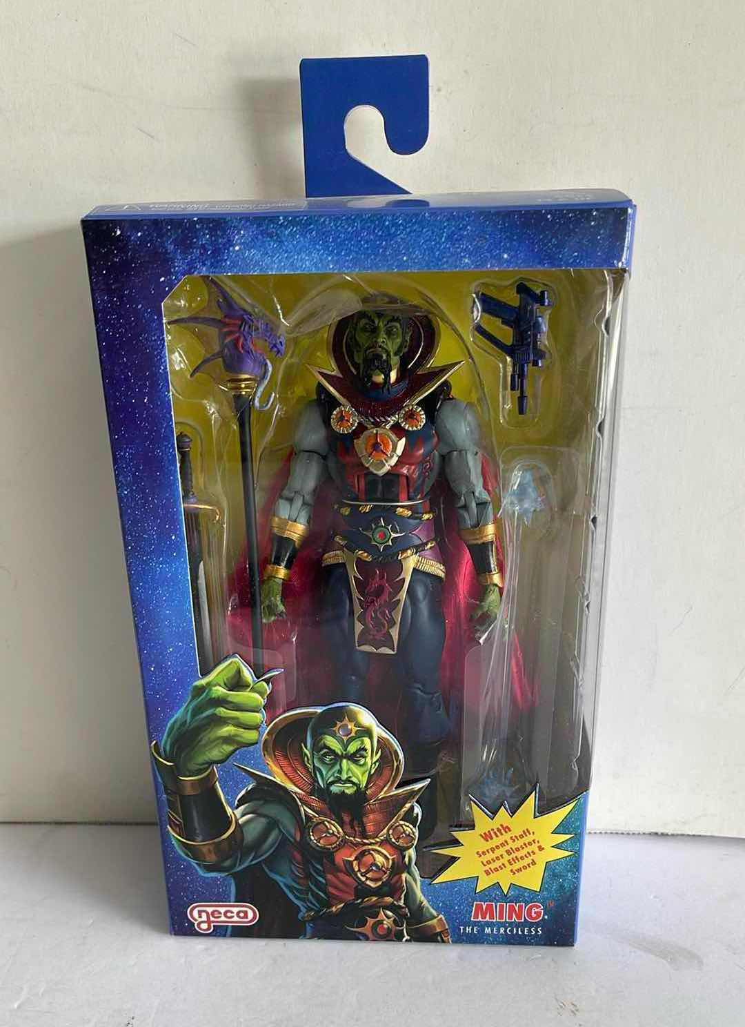 Photo 1 of NIB NECA DEFENDERS OF THE EARTH MING THE MERCILESS MSRP $24.99