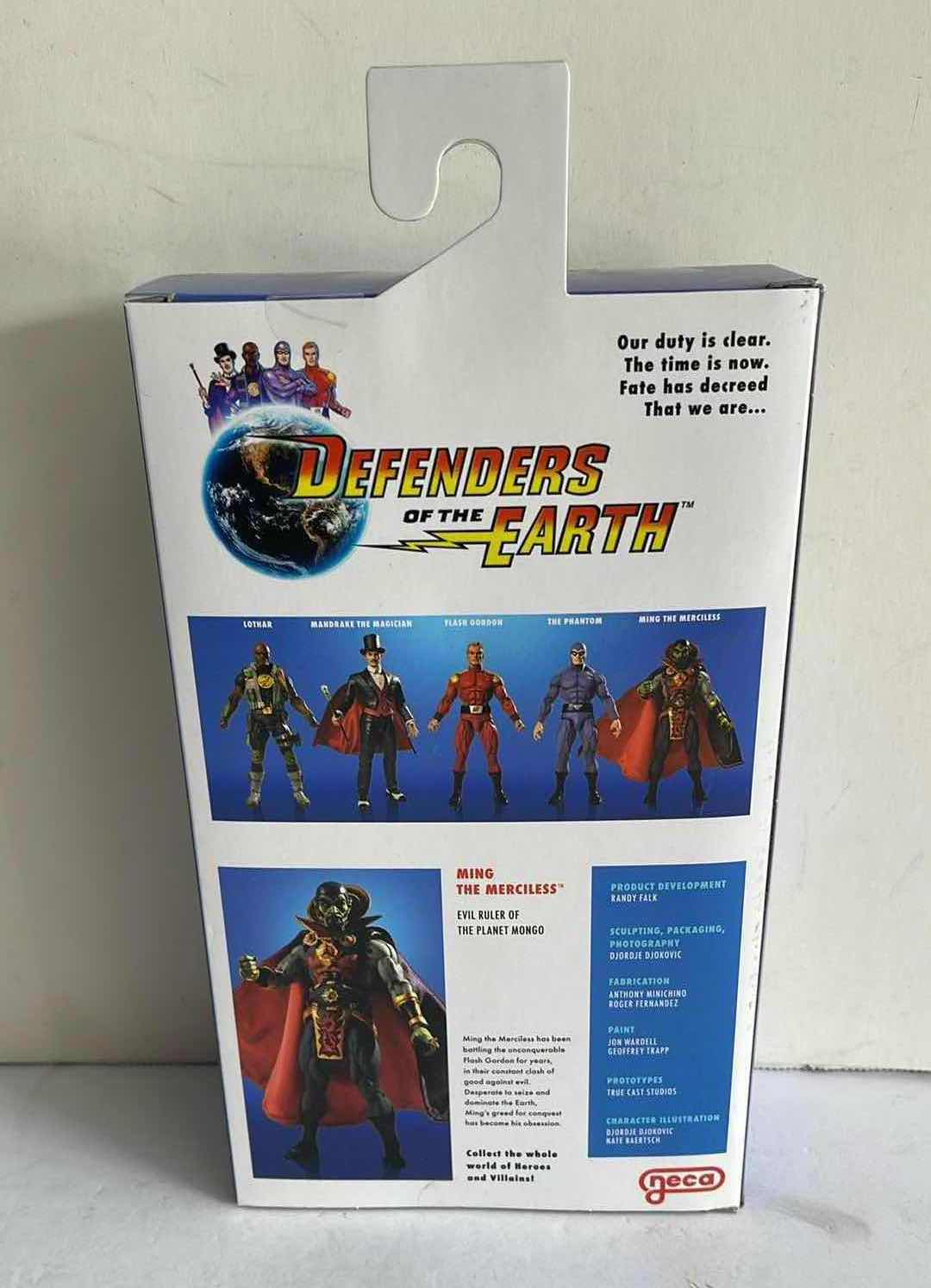 Photo 2 of NIB NECA DEFENDERS OF THE EARTH MING THE MERCILESS MSRP $24.99