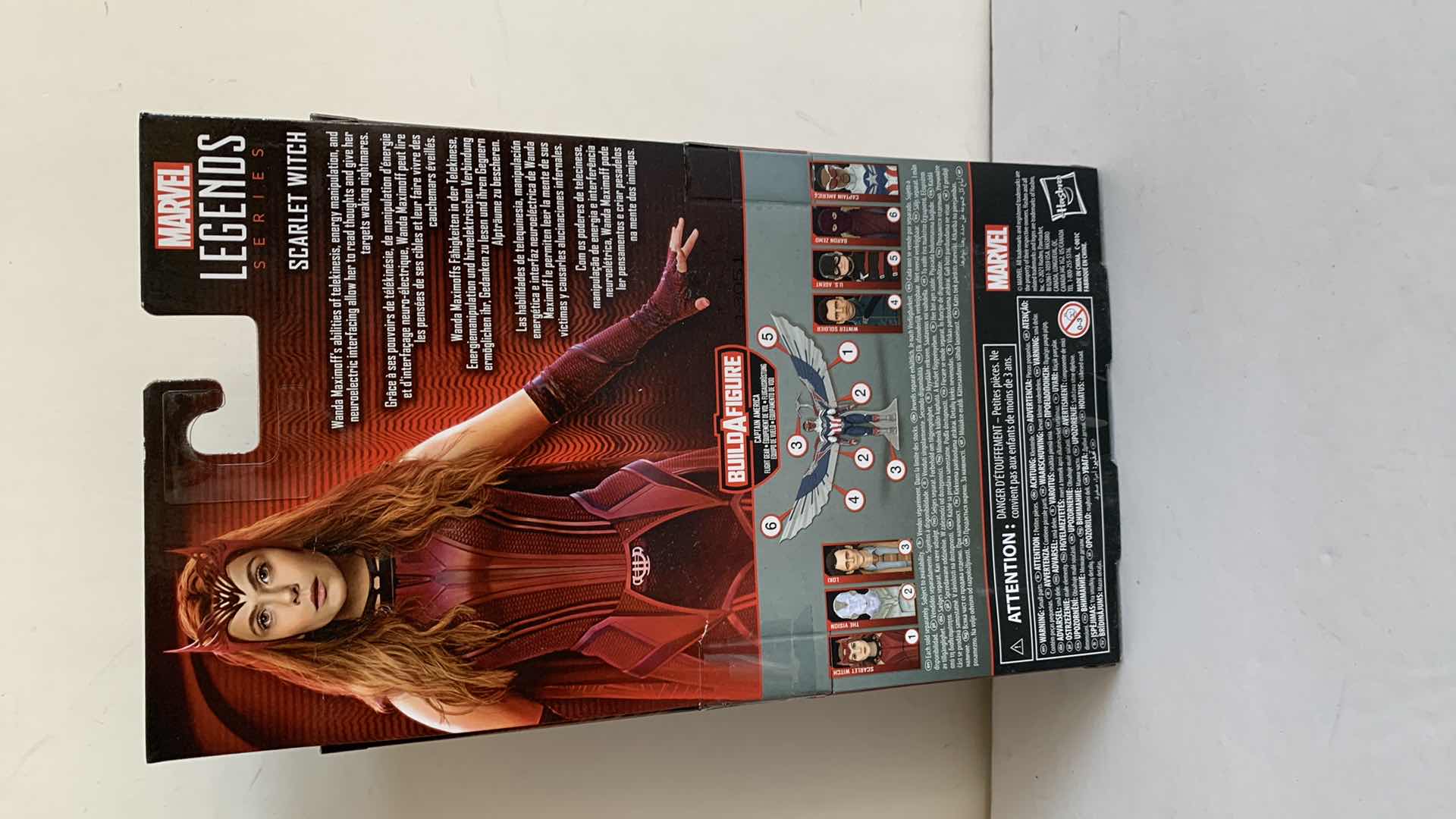 Photo 2 of MARVEL LEGENDS WANDA VISION SCARLET WITCH FIGURE  NIB $45