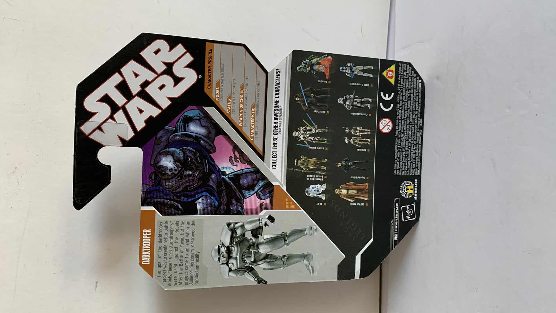 Photo 2 of NEW 2007 STAR WARS 30 YEAR ANNIVERSARY SAGA LEGENDS ACTION FIGURE & ACCESSORIES “DARK TROOPER” W GOLD COLLECTOR COIN 