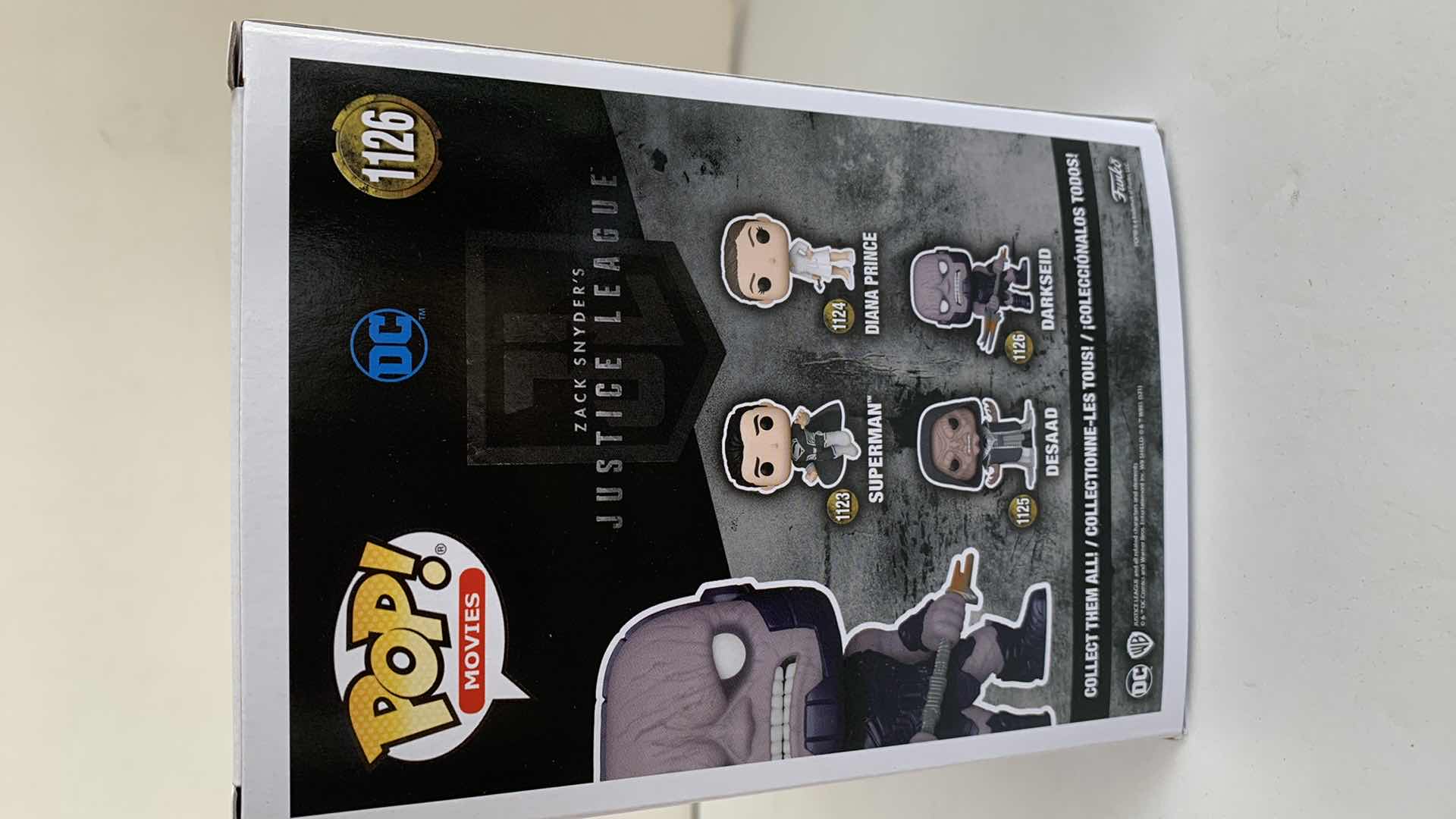 Photo 2 of NEW FUNKO POP MOVIES ZACK SNYDER’S JUSTICE LEAGUE VINYL FIGURE #1126 DARKSEID 