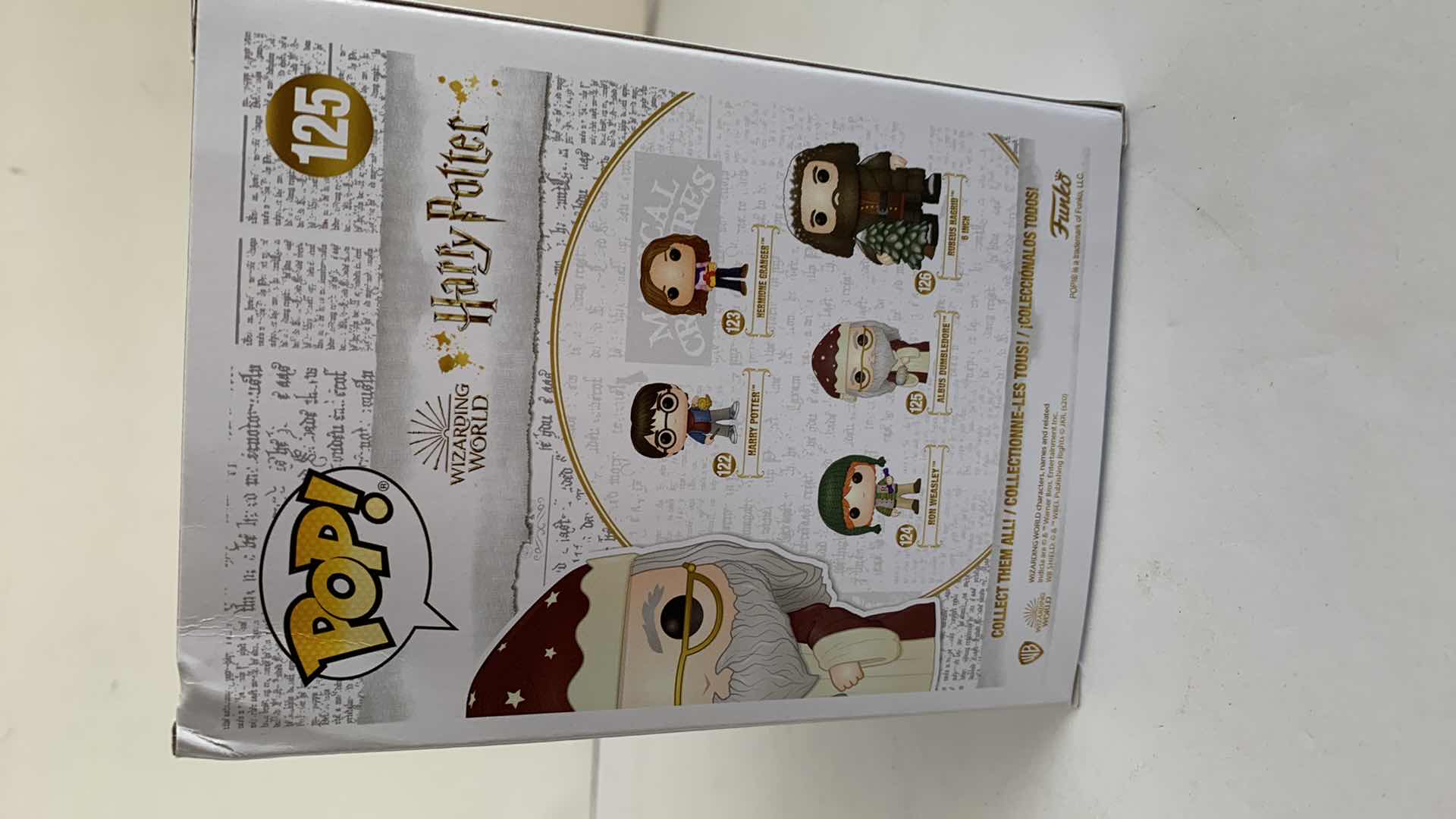 Photo 2 of NEW FUNKO POP HARRY POTTER VINYL FIGURE #125 ALBUS DUMBLEDORE 