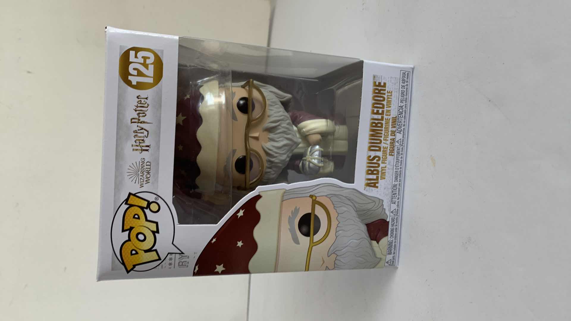 Photo 1 of NEW FUNKO POP HARRY POTTER VINYL FIGURE #125 ALBUS DUMBLEDORE 