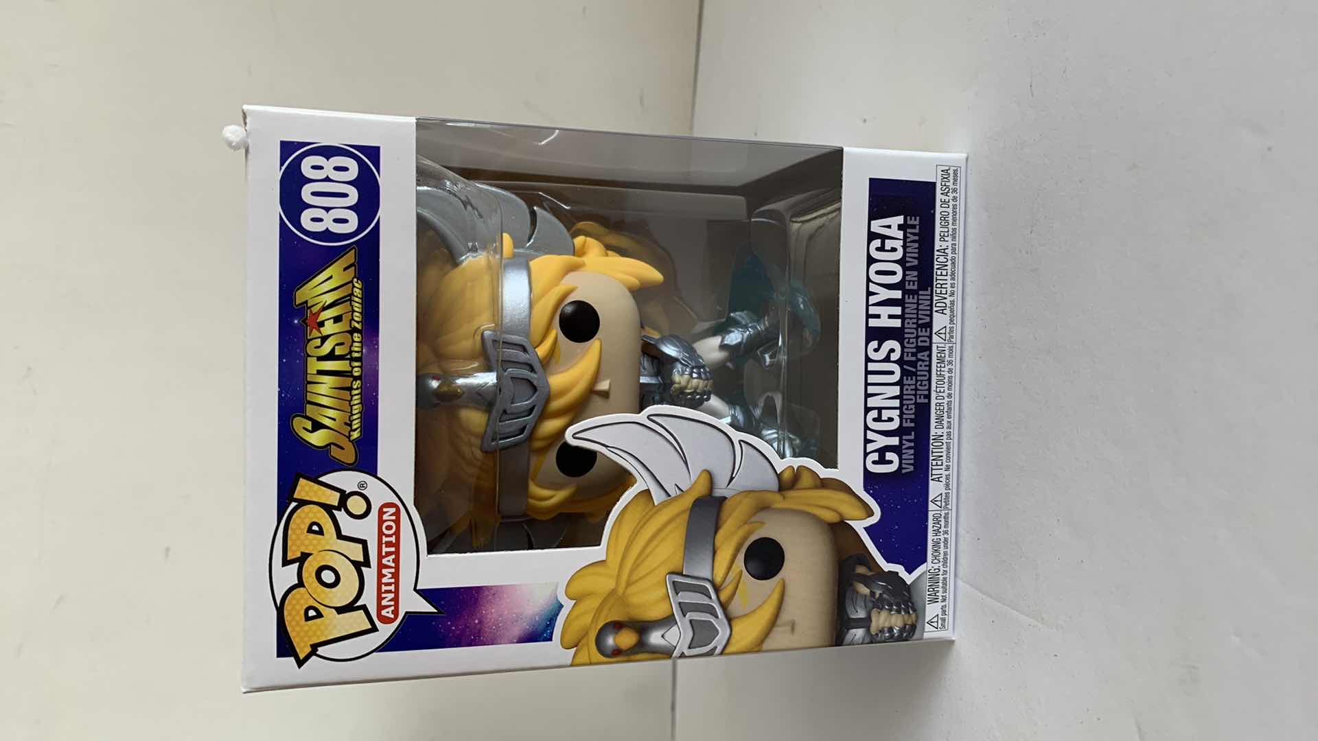 Photo 1 of NEW FUNKO POP ANIMATION SAINTSEIYA VINYL FIGURE, #808 CYGNUS HYOGA