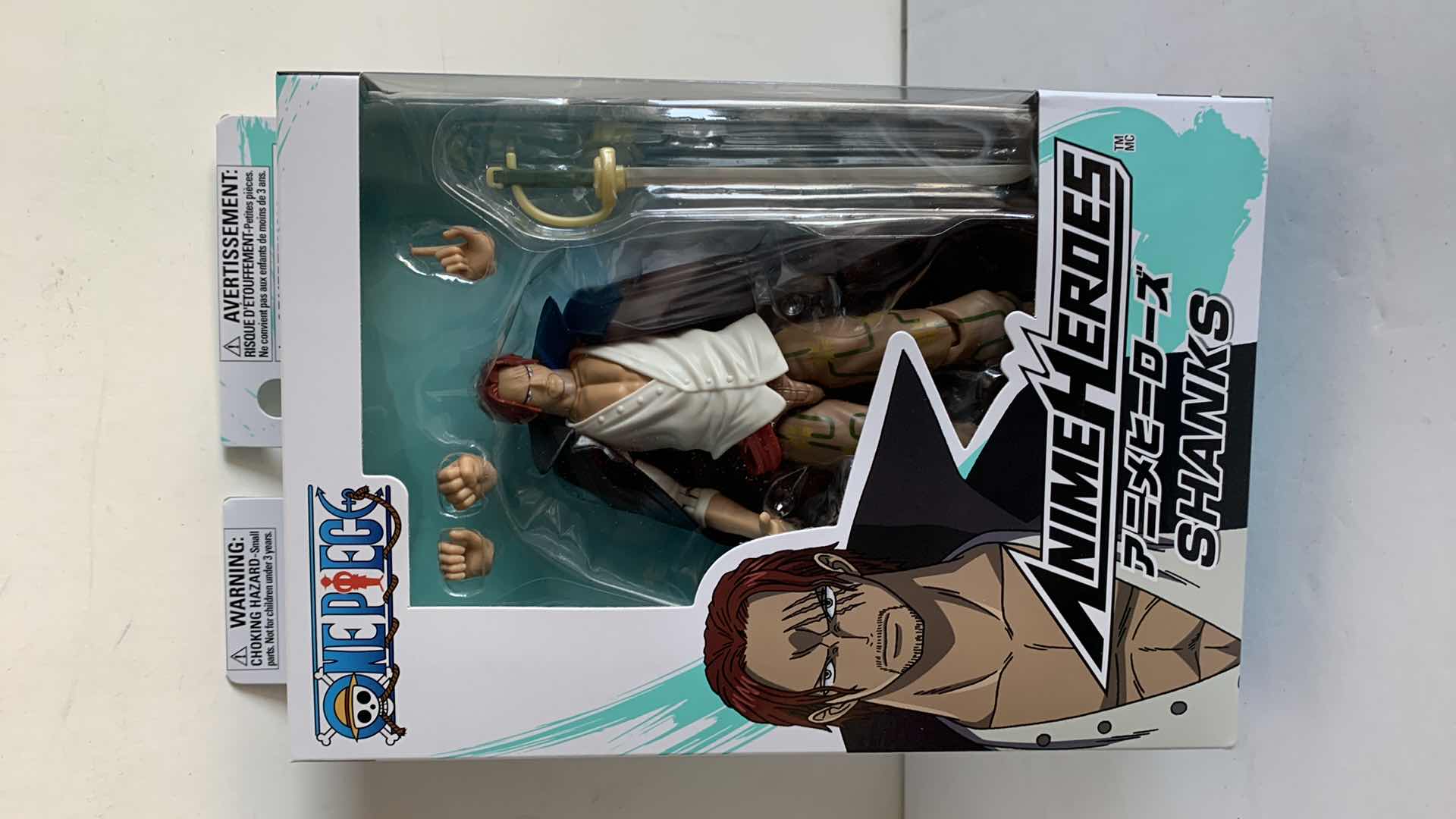 Photo 1 of ANIME HEROES ONE PIECE SHANKS ACTION FIGURE NIB $25