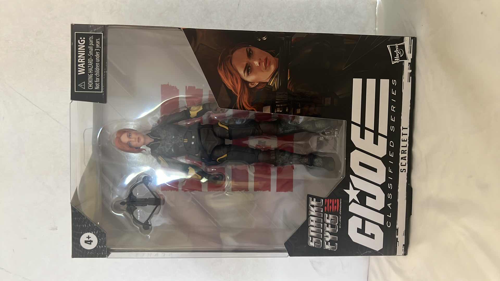 Photo 1 of NEW HASBRO GI JOE CLASSIC SERIES SNAKE EYES “SCARLETT” ACTION FIGURE