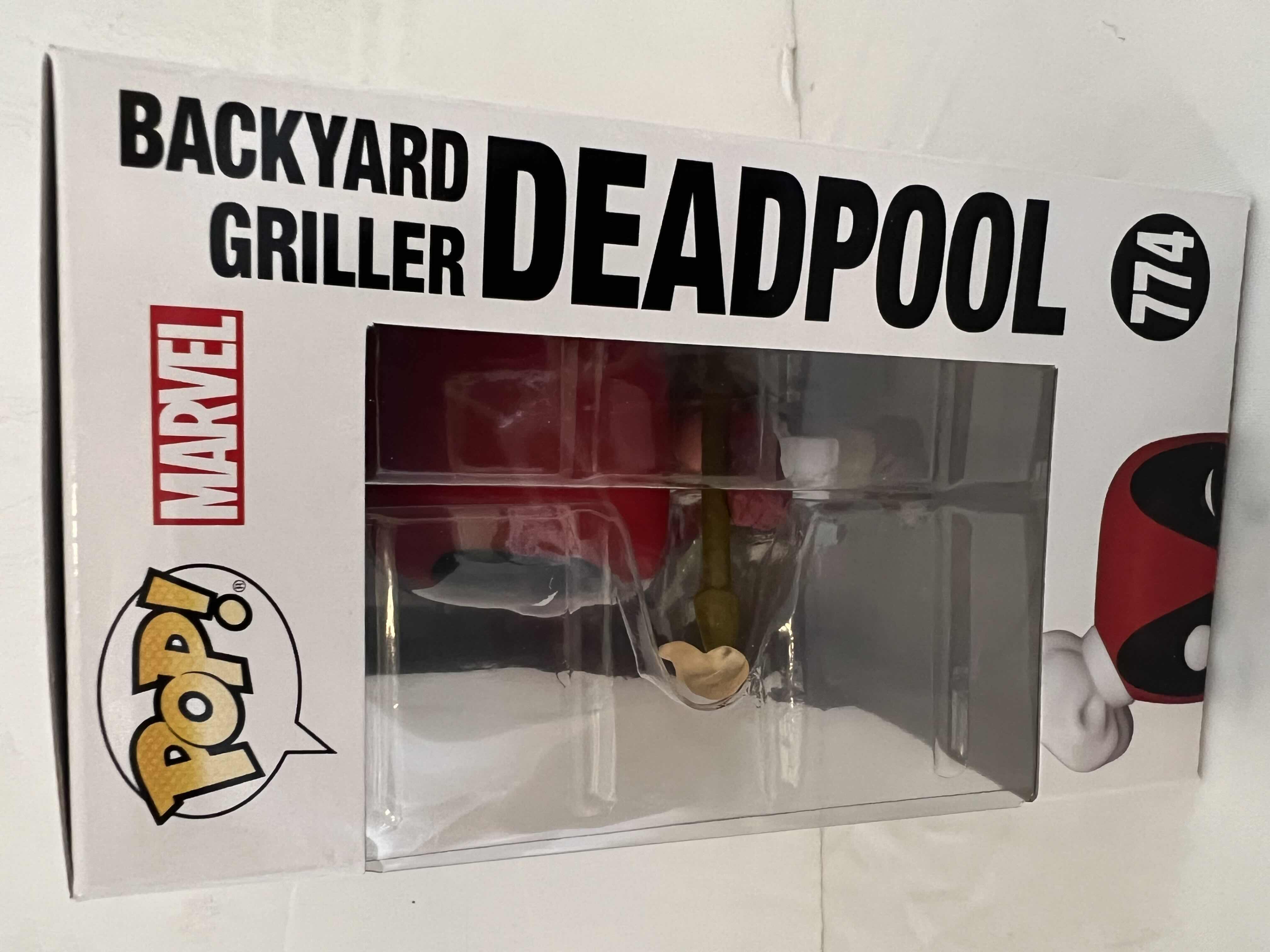 Photo 3 of NEW FUNKO POP! DEADPOOL #774 “BACKYARD GRILLER” BOBBLEHEAD FIGURE