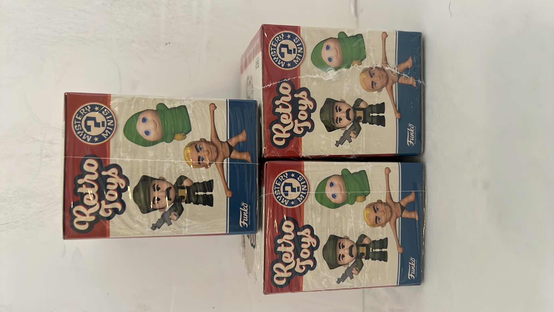 Photo 3 of NEW 3-PACK FUNKO RETRO TOYS MYSTERY MINIS VINYL FIGURES