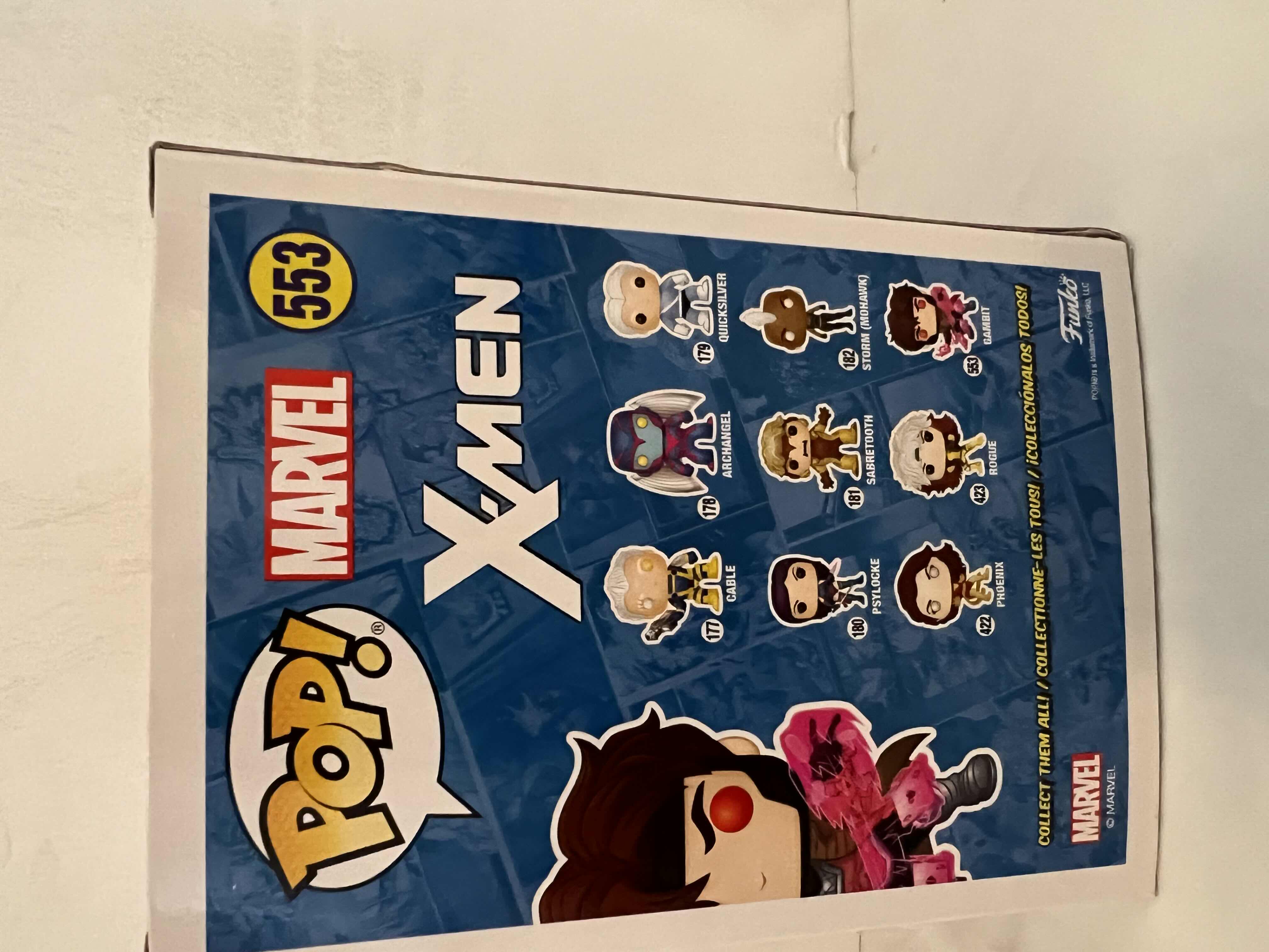 Photo 2 of NEW FUNKO POP! MARVEL X-MEN #553 “GAMBIT” GLOW IN THE DARK BOBBLE-HEAD FIGURE