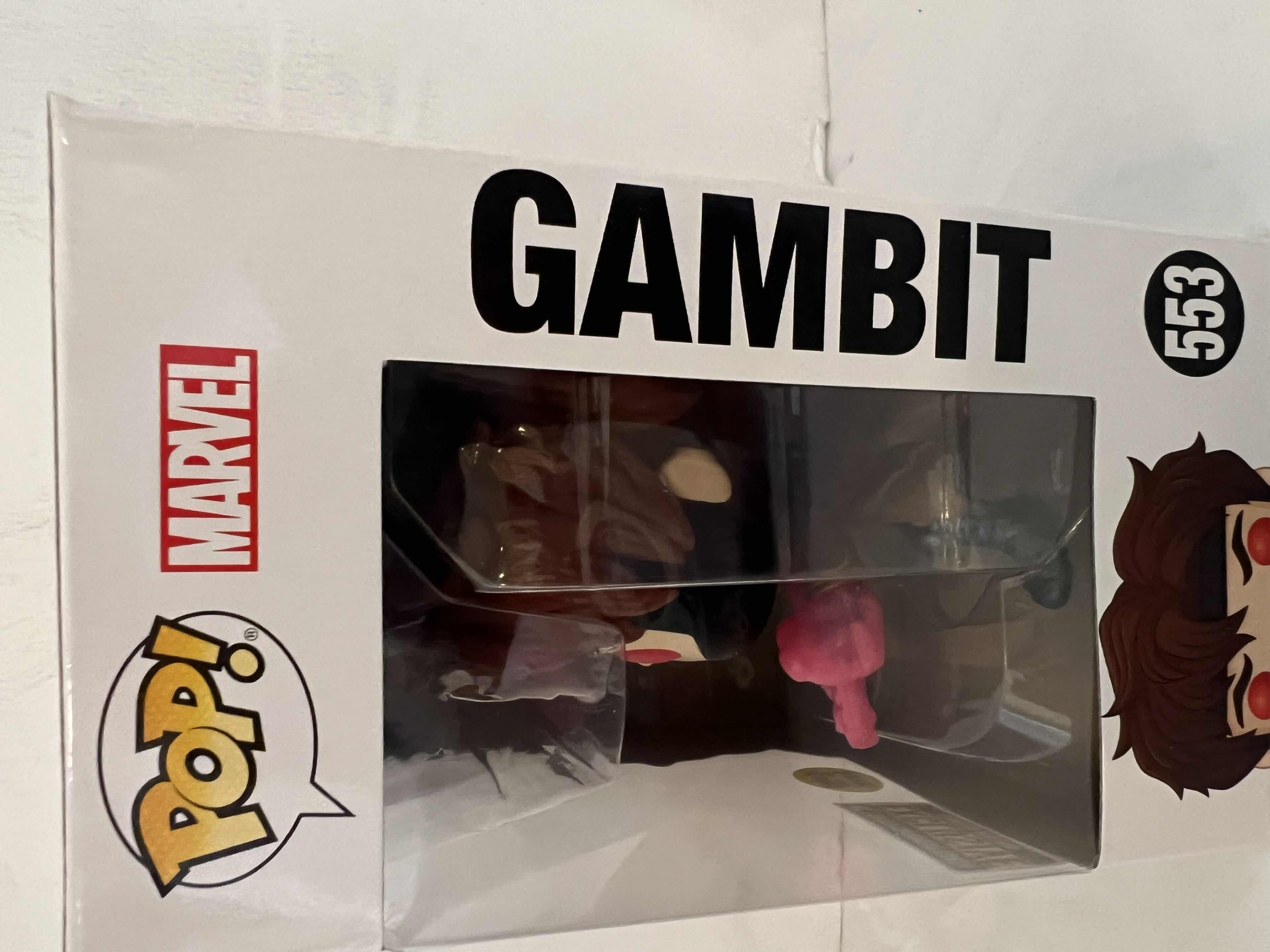 Photo 3 of NEW FUNKO POP! MARVEL X-MEN #553 “GAMBIT” GLOW IN THE DARK BOBBLE-HEAD FIGURE