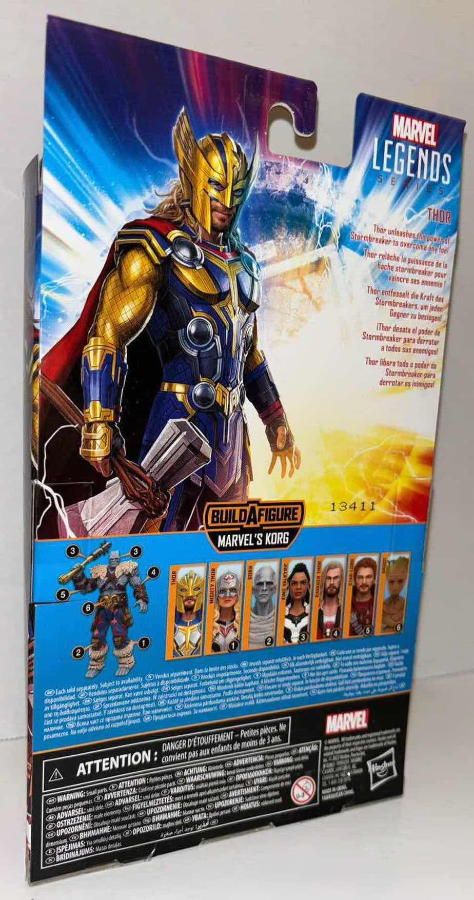 Photo 2 of NEW HASBRO LEGEND SERIES MARVEL STUDIOS THOR LOVE AND THUNDER ACTION FIGURE, “THOR”