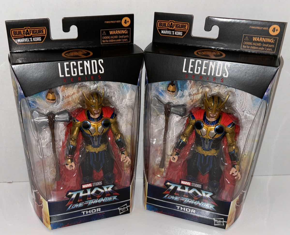 Photo 1 of NEW 2-PACK HASBRO LEGEND SERIES MARVEL STUDIOS THOR LOVE AND THUNDER ACTION FIGURE, “THOR”