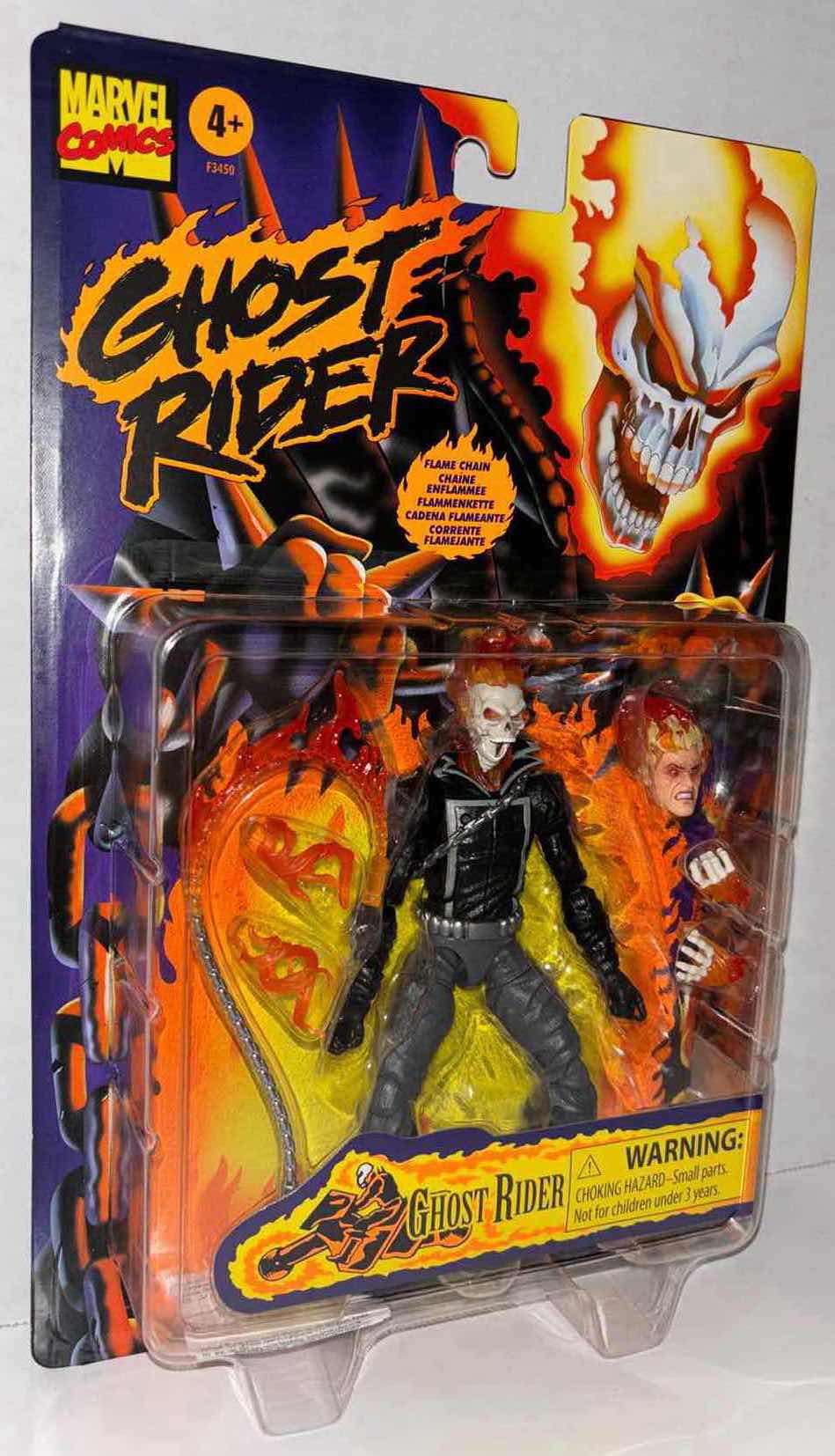 Photo 3 of NEW 2-PACK HASBRO MARVEL COMICS GHOST RIDER ACTION FIGURE, “GHOST RIDER”