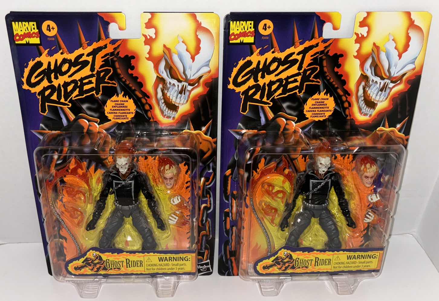 Photo 1 of NEW 2-PACK HASBRO MARVEL COMICS GHOST RIDER ACTION FIGURE, “GHOST RIDER”