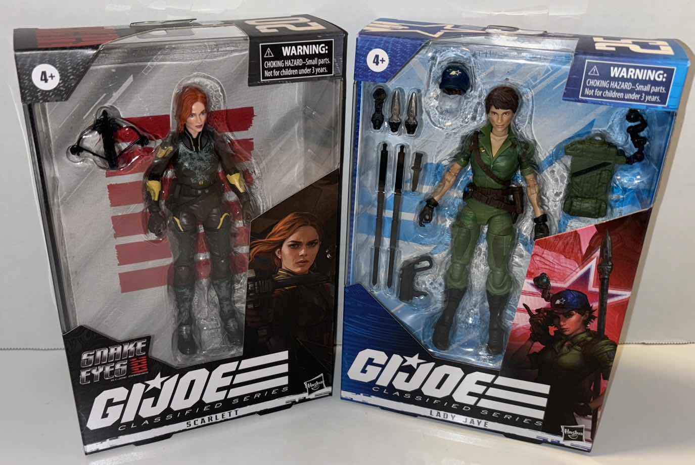 Photo 1 of NEW 2-PACK HASBRO G.I. JOE CLASSIFIED SERIES #20 “SCARLETT” & #25 “LADY JAYE”ACTION FIGURE & ACCESSORIES