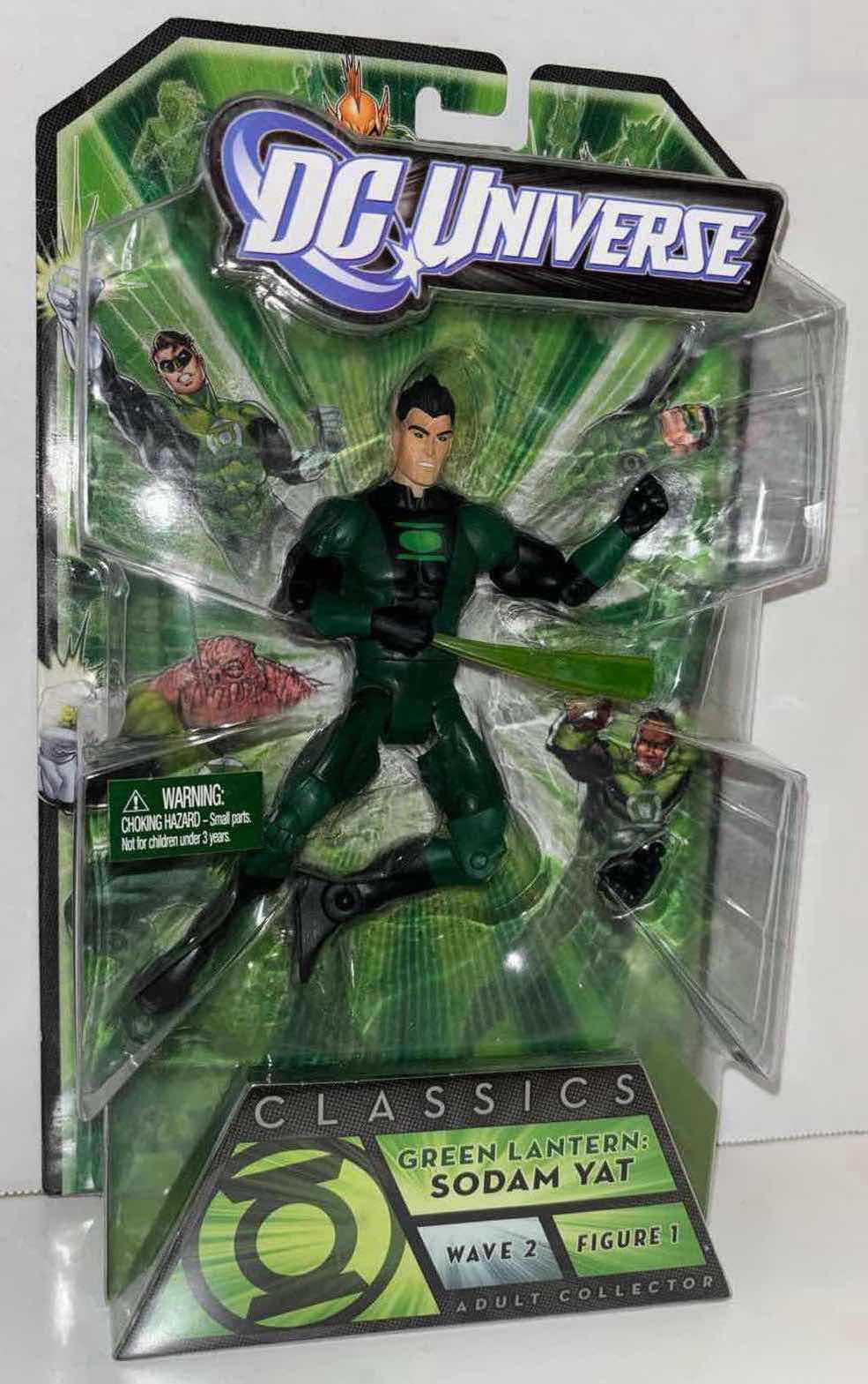 Photo 1 of NEW 2010 MATTEL DC UNIVERSE CLASSICS ACTION FIGURE, GREEN LANTERN: “SODAM YAT” (WAVE 2 FIGURE 1)