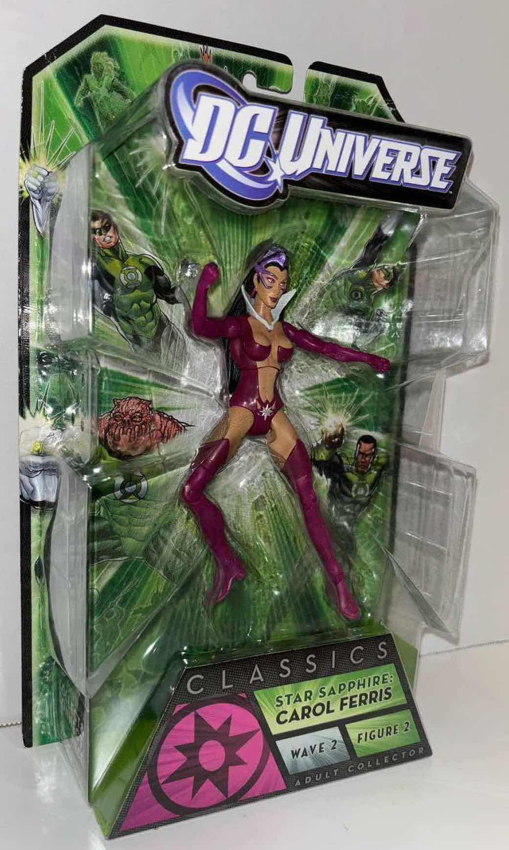 Photo 1 of NEW 2010 MATTEL DC UNIVERSE CLASSICS ACTION FIGURE, STAR SAPPHIRE: “CAROL FERRIS” (WAVE 2 FIGURE 2)