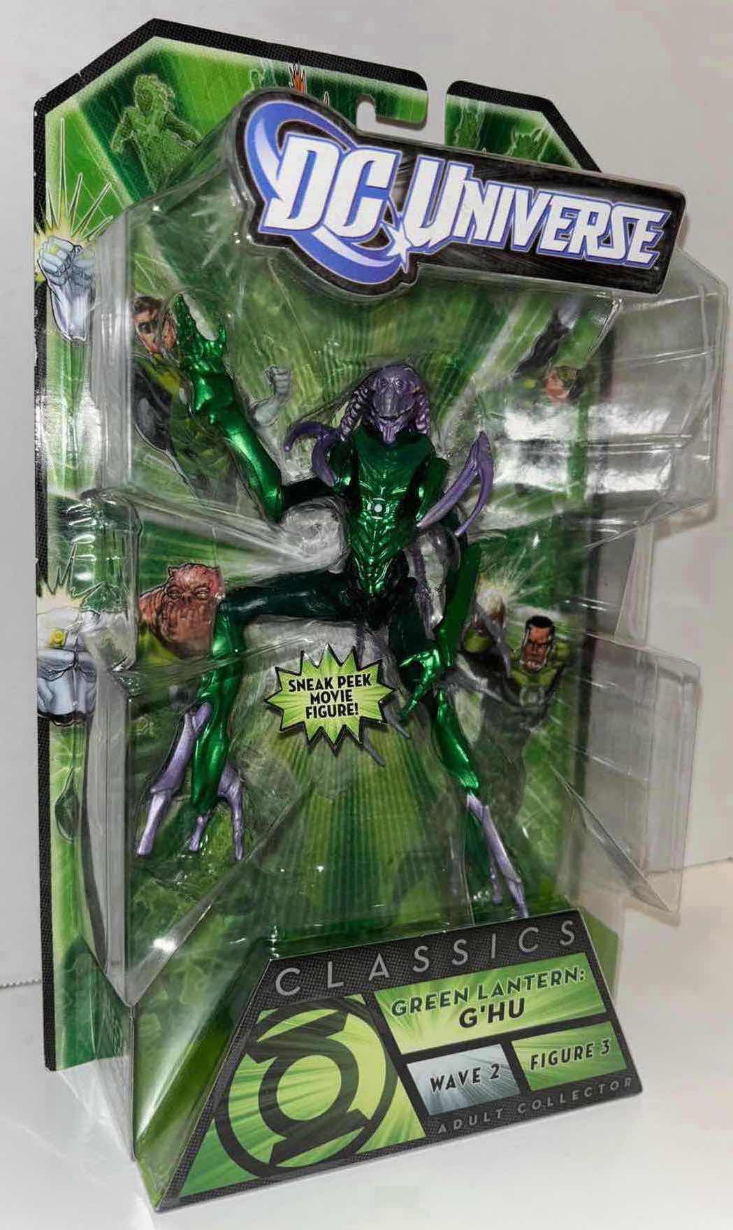 Photo 1 of NEW 2010 MATTEL DC UNIVERSE CLASSICS ACTION FIGURE, GREEN LANTERN: “G’HU” (WAVE 2 FIGURE 3)