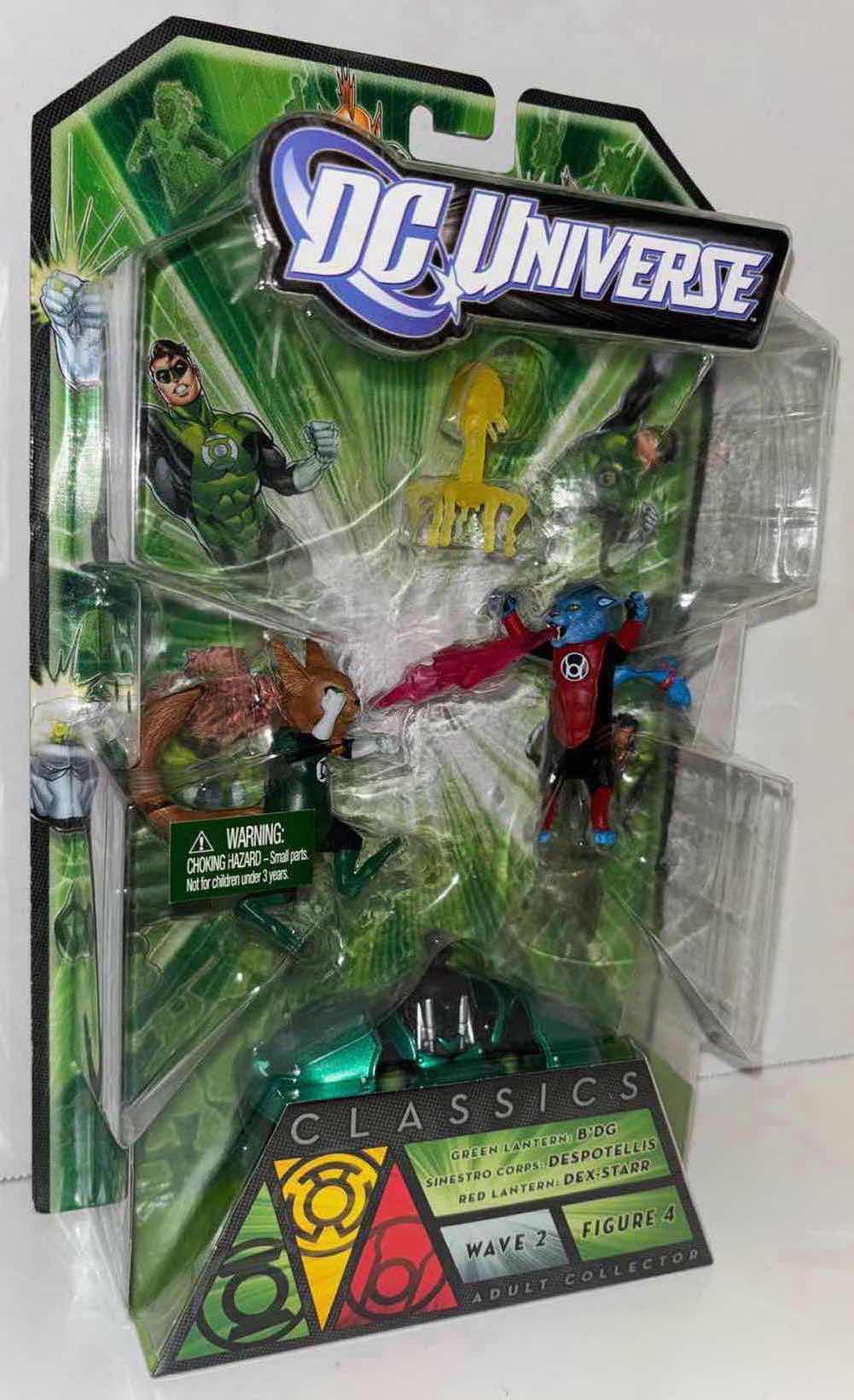 Photo 1 of NEW 2010 MATTEL DC UNIVERSE CLASSICS 3 PC ACTION FIGURE SET, “B’DG”, “DESPOTELLIS” & “DEX-STARR”(WAVE 2 FIGURE 4)