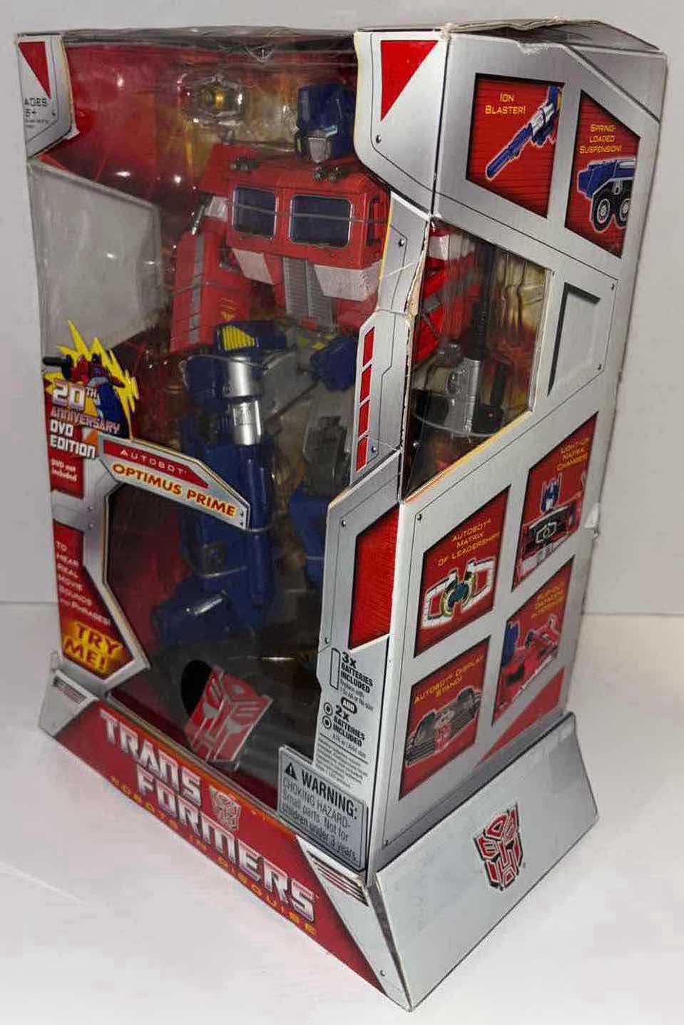 Photo 4 of NEW 2006 HASBRO TRANSFORMERS 20TH ANNIVERSARY ROBOTS IN DISGUISE, “AUTOBOT OPTIMUS PRIME”