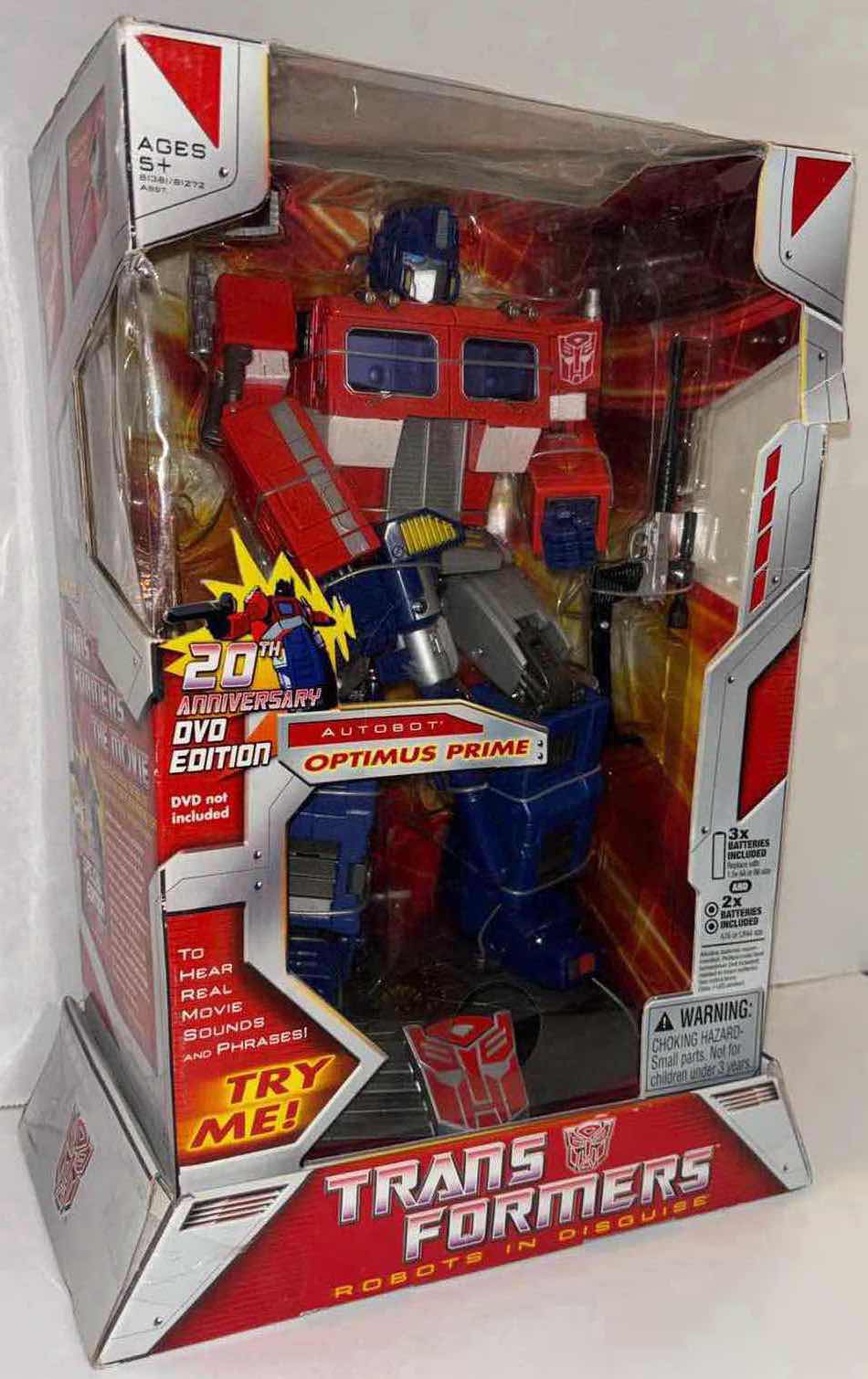 Photo 1 of NEW 2006 HASBRO TRANSFORMERS 20TH ANNIVERSARY ROBOTS IN DISGUISE, “AUTOBOT OPTIMUS PRIME”