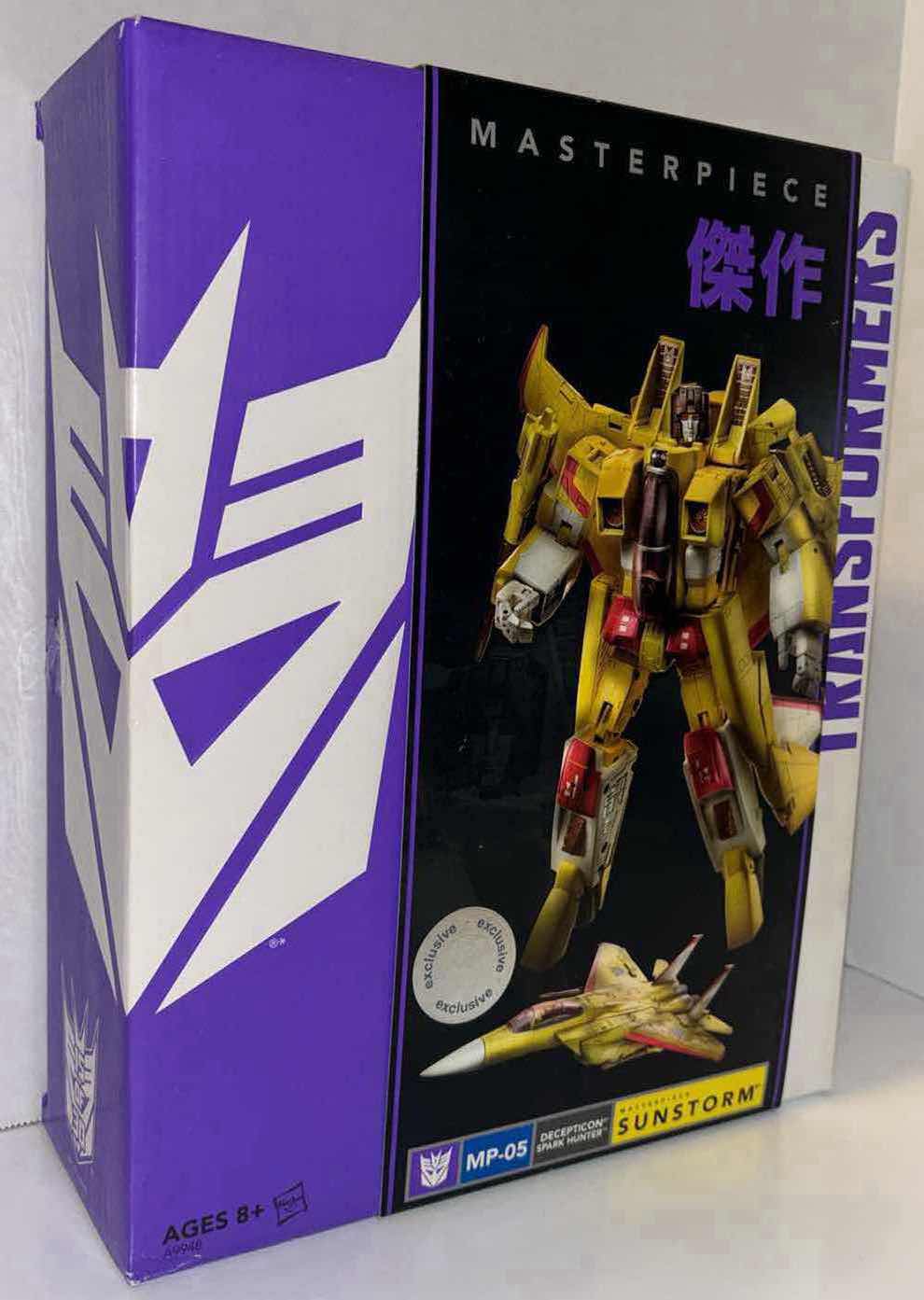 Photo 1 of NEW 2014 HASBRO TRANSFORMERS MP-05 DECEPTICON SPARK HUNTER MASTERPIECE “SUNSTORM” TOYS R US EXCLUSIVE ACTION FIGURE