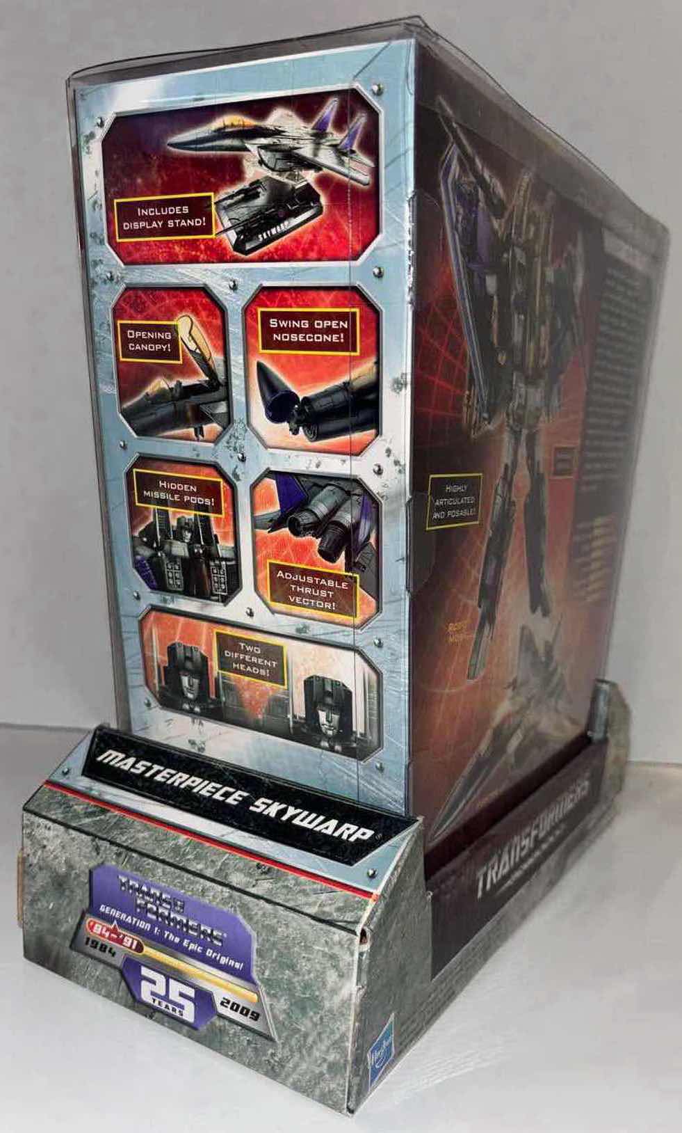 Photo 3 of NEW 2009 HASBRO 25TH ANNIVERSARY 1984-2009 TRANSFORMERS UNIVERSE ROBOTS IN DISGUISE MASTERPIECE SKYWARP WALMART EXCLUSIVE ACTION FIGURE