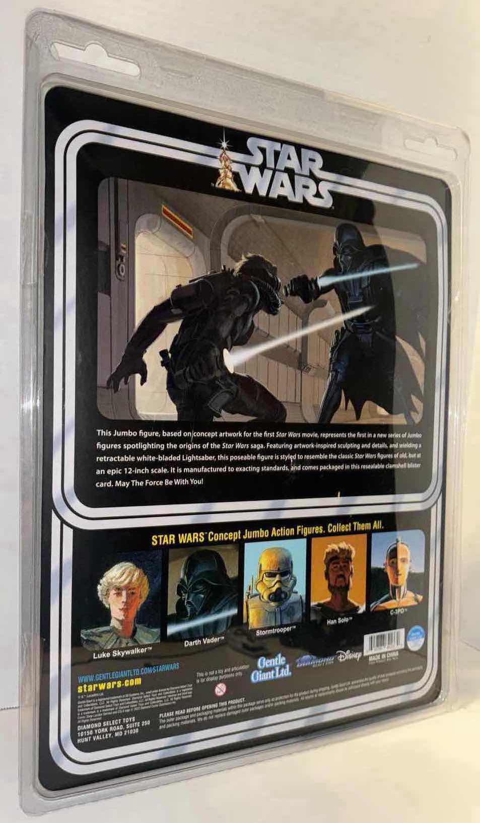 Photo 3 of NEW DIAMOND SELECT TOYS GENTLE GIANT LTD STAR WARS DARTH VADER (CONCEPT) JUMBO 12” FIGURE