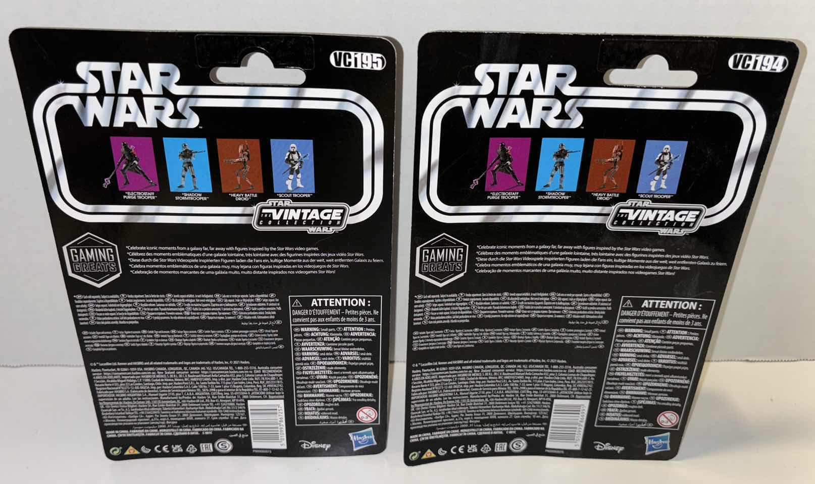 Photo 2 of NEW 2-PACK HASBRO KENNER STARS WARS THE VINTAGE COLLECTION “ELECTROSTAFF PURGE TROOPER & SHADOW STORMTROOPER”