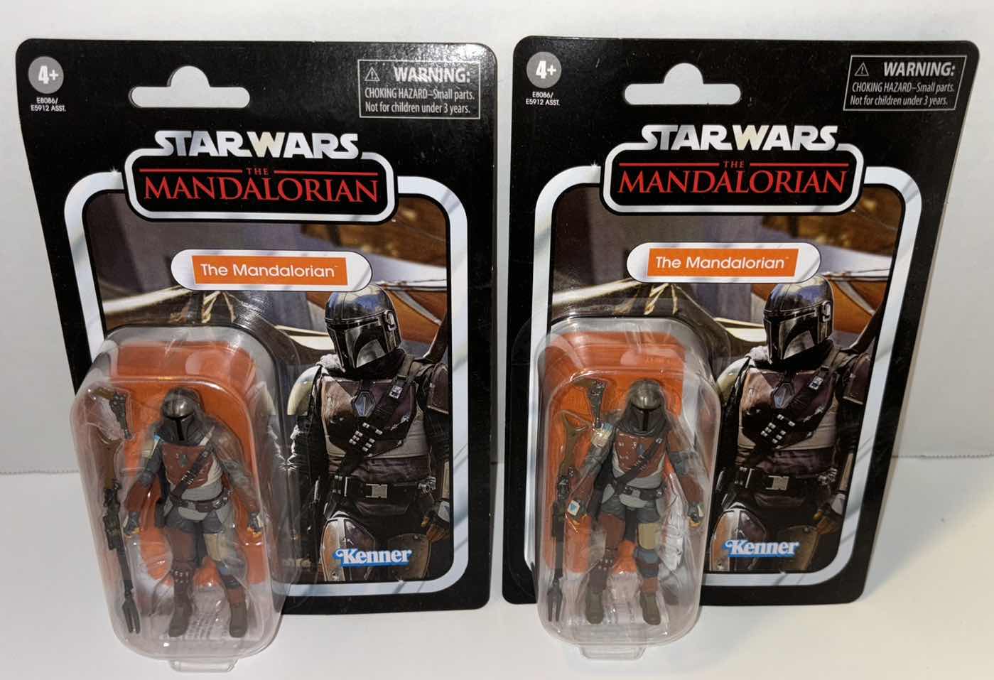 Photo 1 of NEW 2-PACK HASBRO KENNER STARS WARS THE VINTAGE COLLECTION “THE MANDALORIAN”