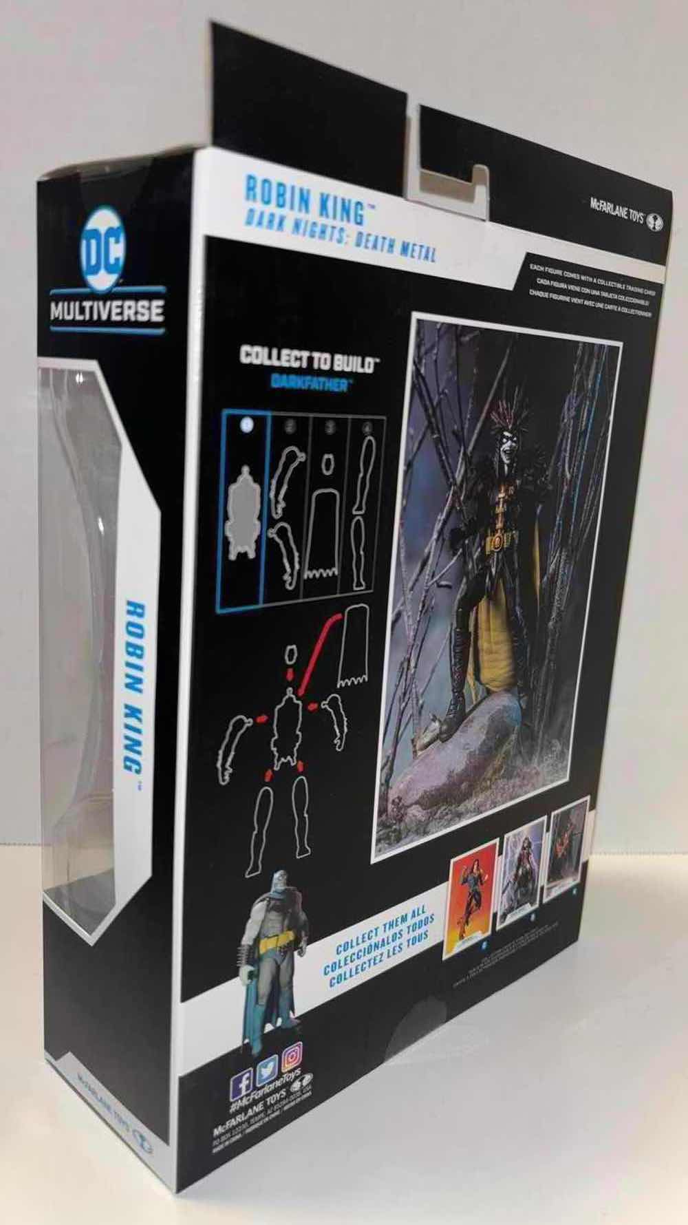 Photo 3 of NEW MCFARLANE TOYS DC MULTIVERSE ACTION FIGURE & ACCESSORIES, DARK KNIGHTS: DEATH METAL “ROBIN KING” (COLLECT TO BUILD DARKFATHER- #1 OF 4)