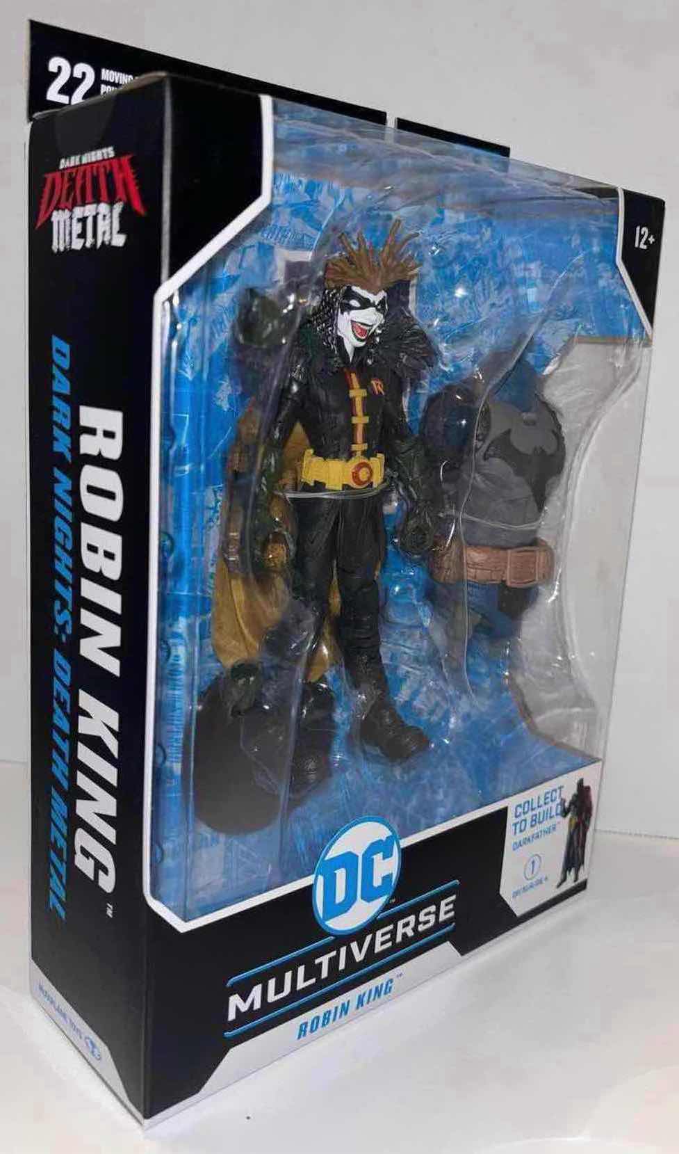 Photo 1 of NEW MCFARLANE TOYS DC MULTIVERSE ACTION FIGURE & ACCESSORIES, DARK KNIGHTS: DEATH METAL “ROBIN KING” (COLLECT TO BUILD DARKFATHER- #1 OF 4)