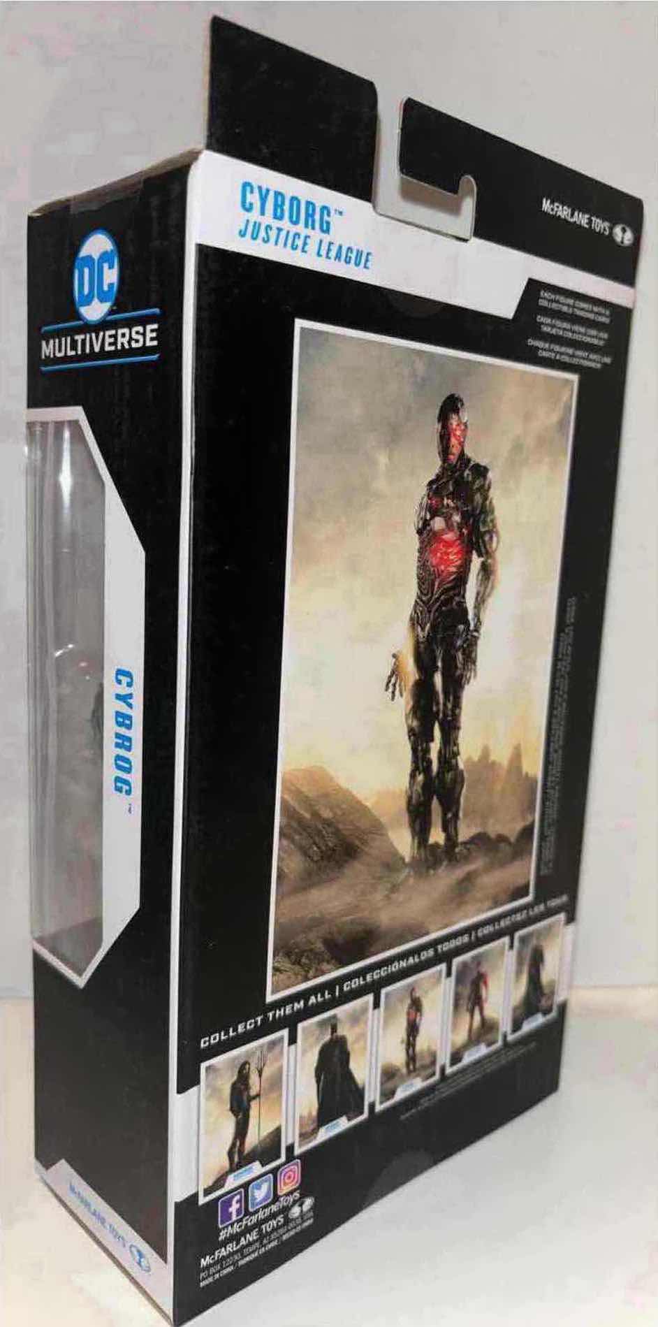 Photo 3 of NEW 2-PACK MCFARLANE TOYS DC MULTIVERSE ACTION FIGURE & ACCESSORIES, JUSTICE LEAGUE: “CYBORG” & “THE FLASH”