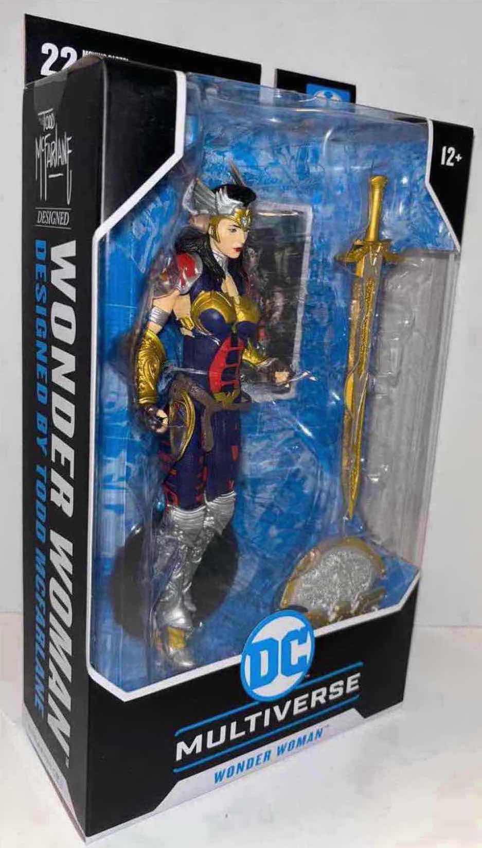 Photo 4 of NEW 2-PACK MCFARLANE TOYS DC MULTIVERSE ACTION FIGURE & ACCESSORIES, DC REBIRTH: “BATMAN” & DESIGNED BY TODD MCFARLANE “WONDER WOMAN”