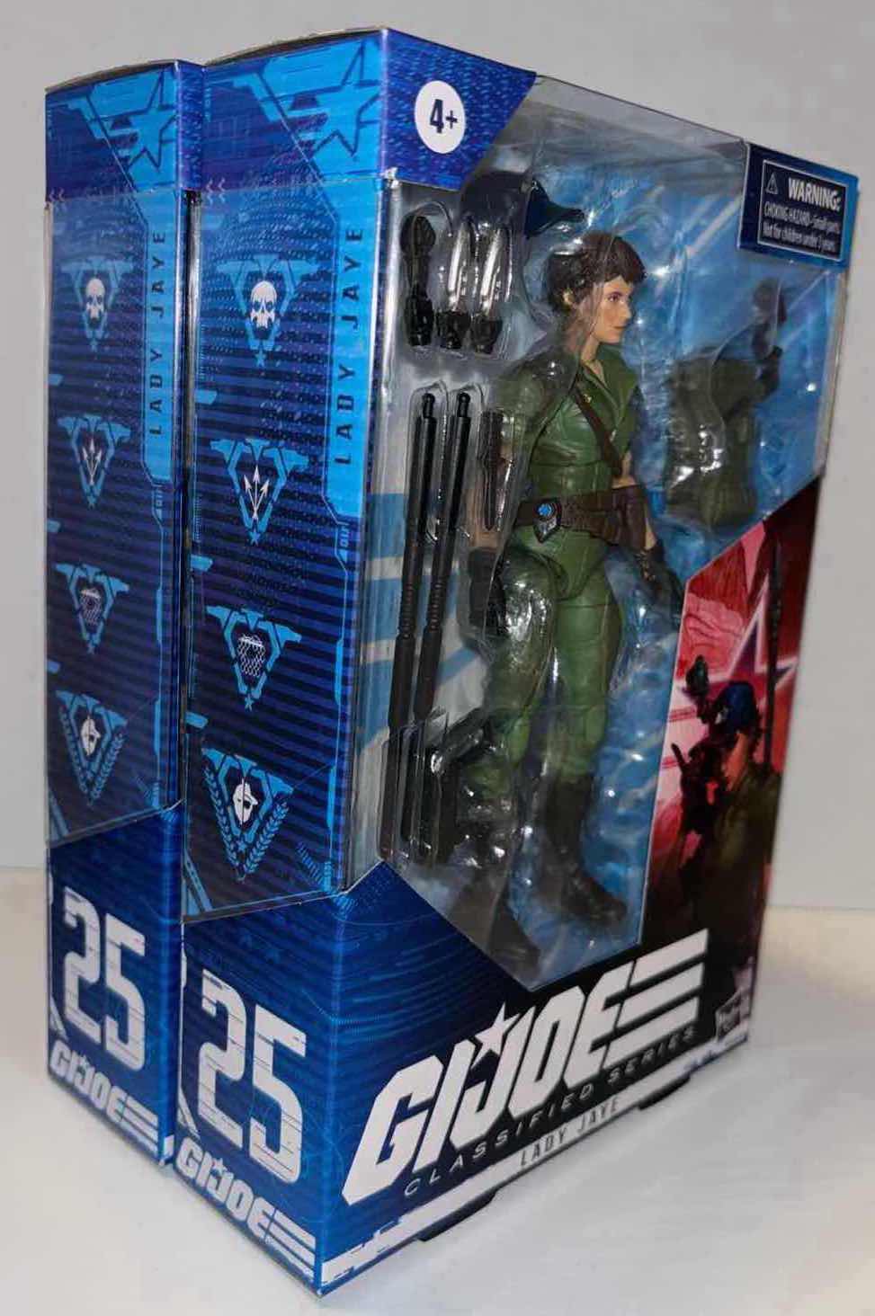 Photo 2 of NEW 2-PACK HASBRO G.I. JOE CLASSIFIED SERIES #25 "LADY JAYE" ACTION FIGURE & ACCESSORIES