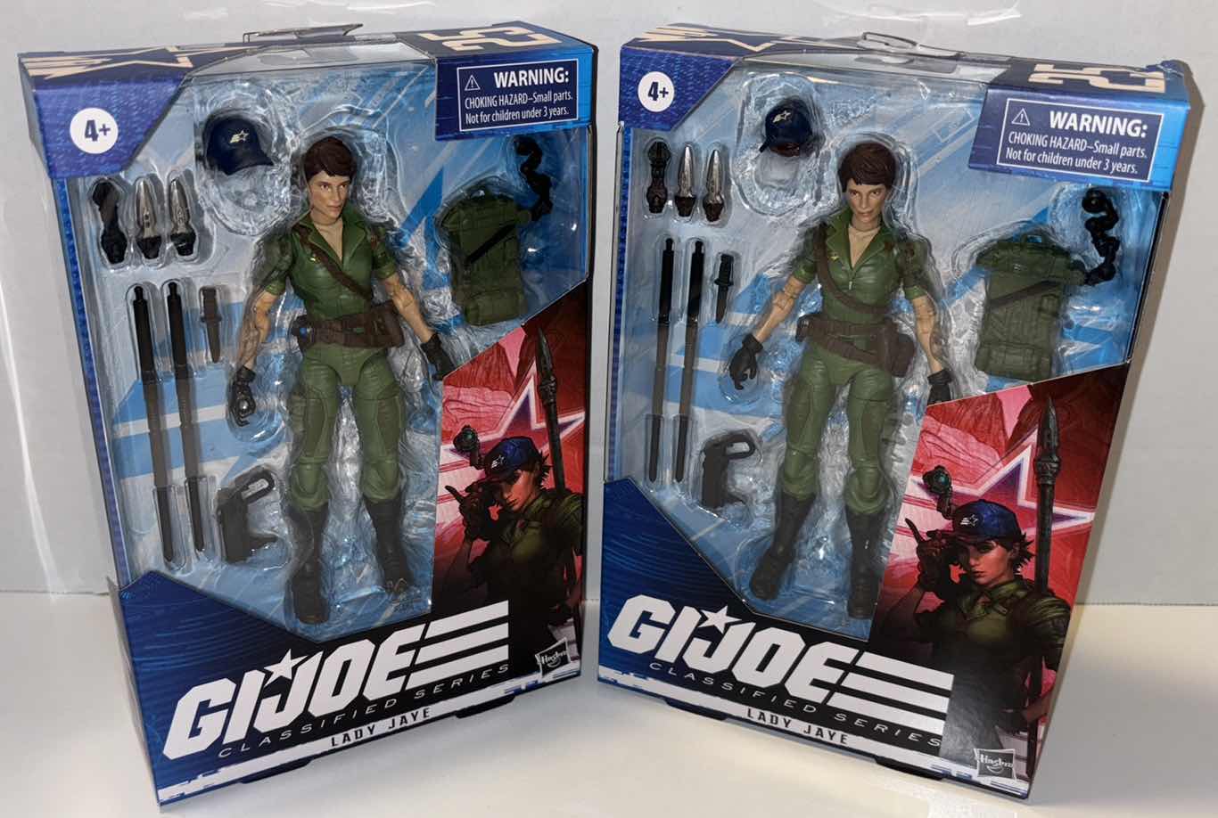 Photo 1 of NEW 2-PACK HASBRO G.I. JOE CLASSIFIED SERIES #25 "LADY JAYE" ACTION FIGURE & ACCESSORIES