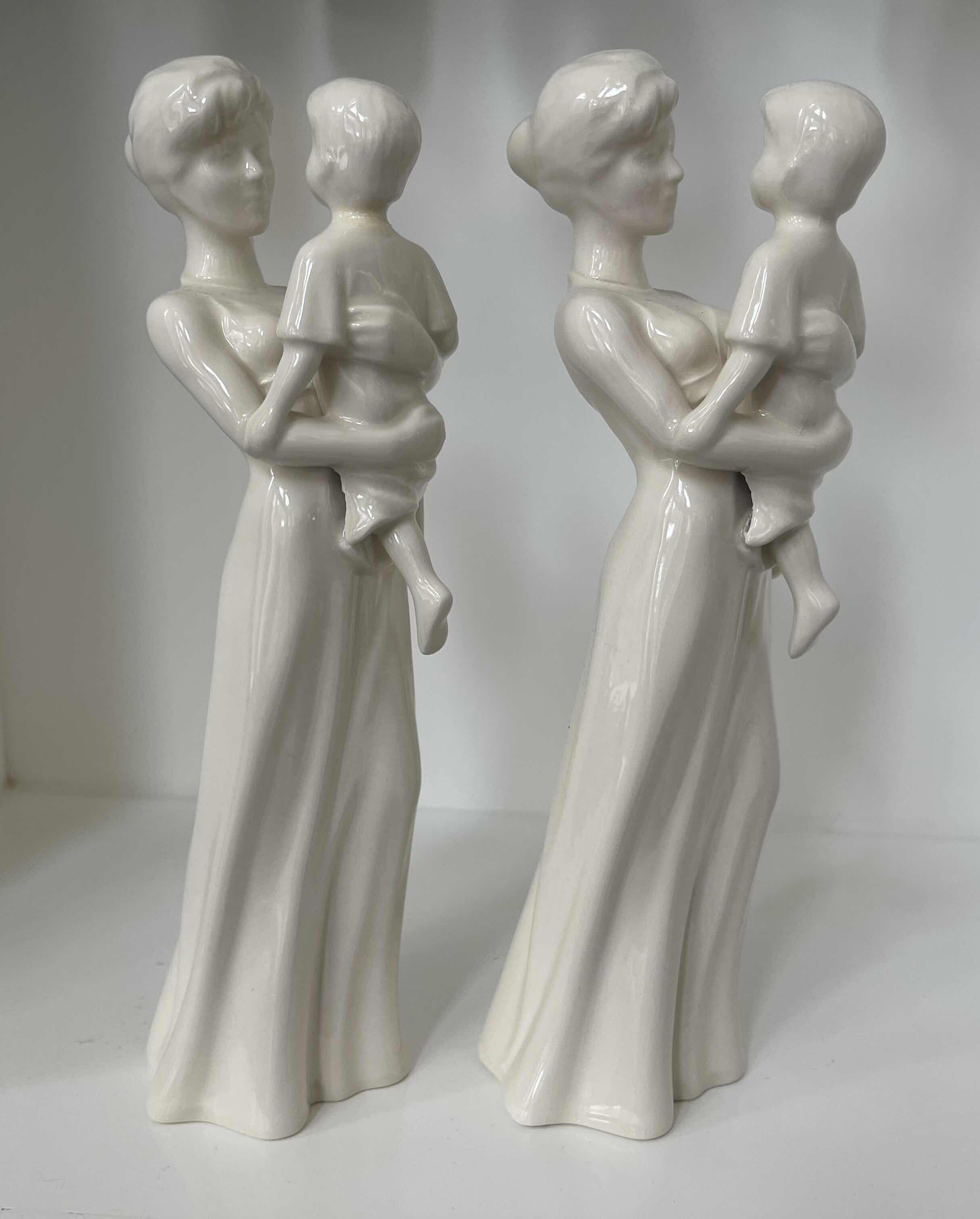 Photo 1 of MOTHER AND SON FIGURINE 11.5” PORCELAIN