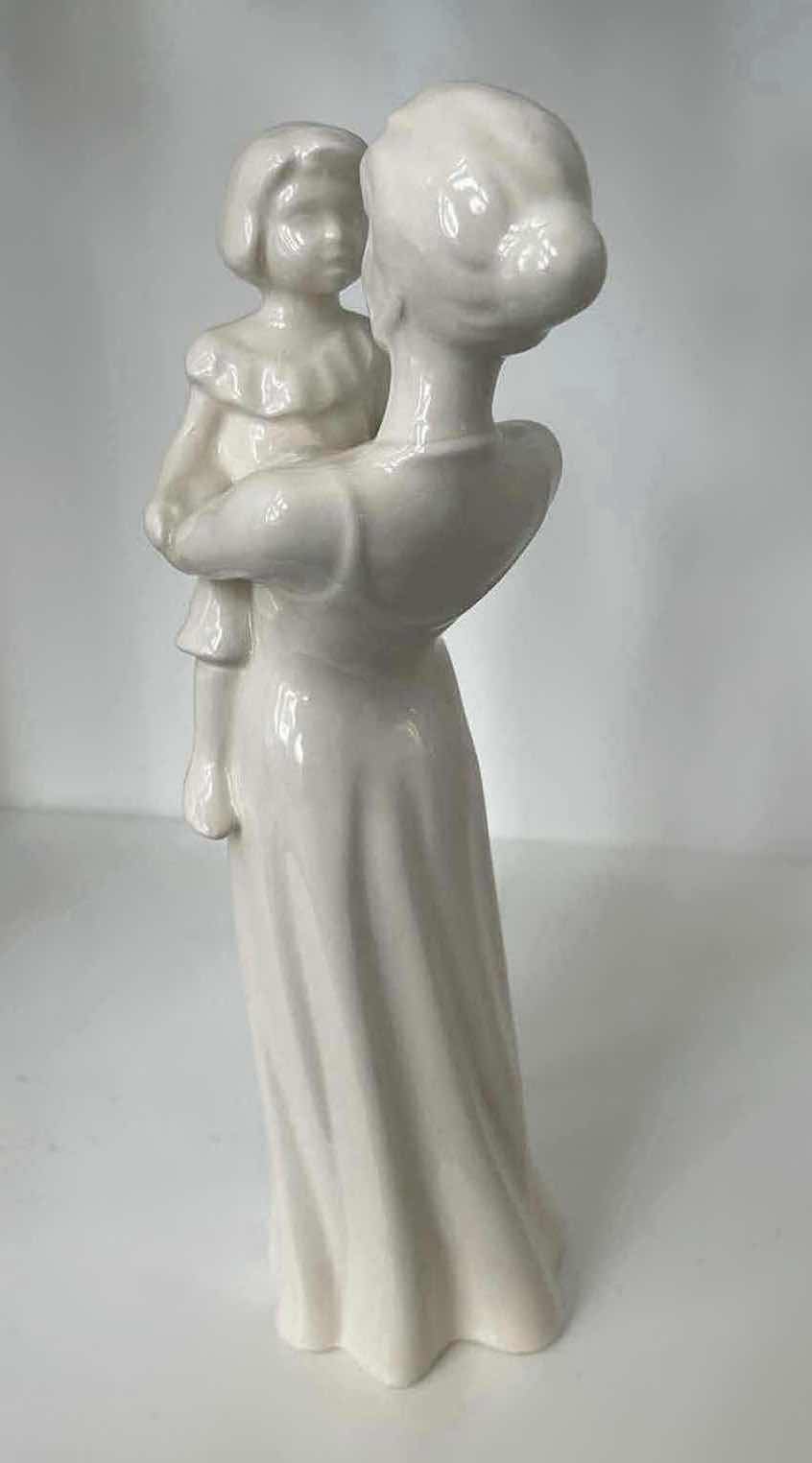 Photo 3 of MOTHER AND DAUGHTER FIGURINE PORCELAIN 11”