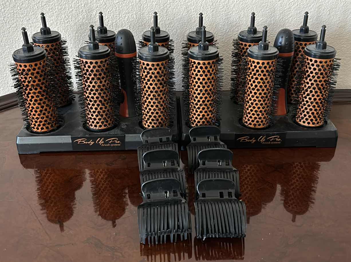 Photo 1 of BODY UP PRO BRUSH SYSTEM (12 ROLLERS, 2 HANDLES & 6 CLIPS)