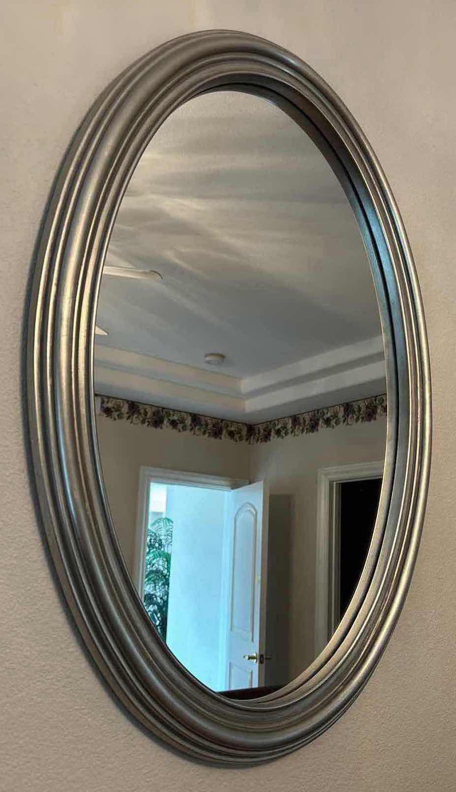 Photo 1 of OVAL HANGING MIRROR 21.25” X 31.25”