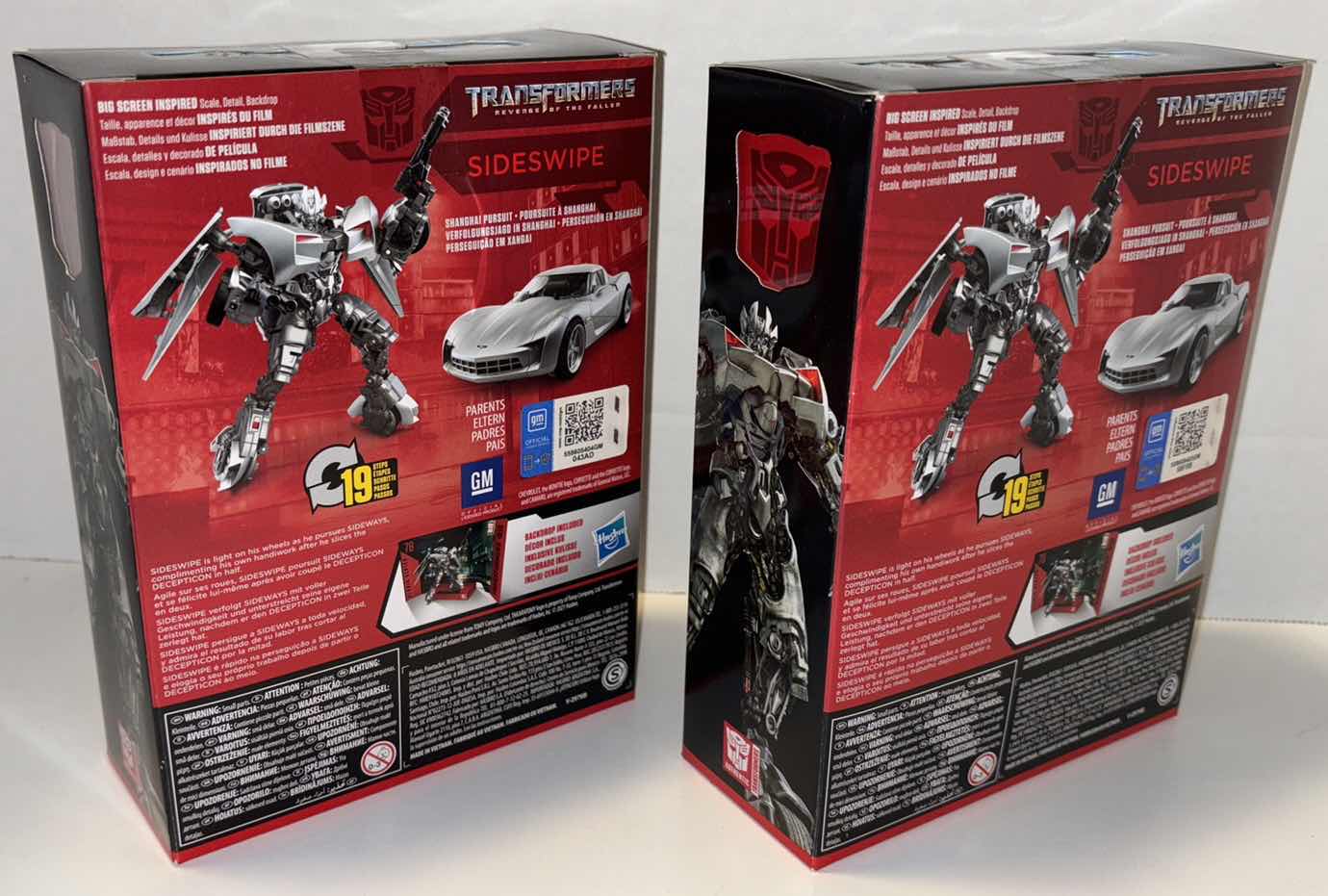 Photo 4 of NEW 2-PACK HASBRO TAKARA TOMY TRANSFORMERS DELUXE CLASS STUDIO SERIES REVENGE OF THE FALLEN #78 "SIDESWIPE" ACTION
FIGURE & ACCESSORIES