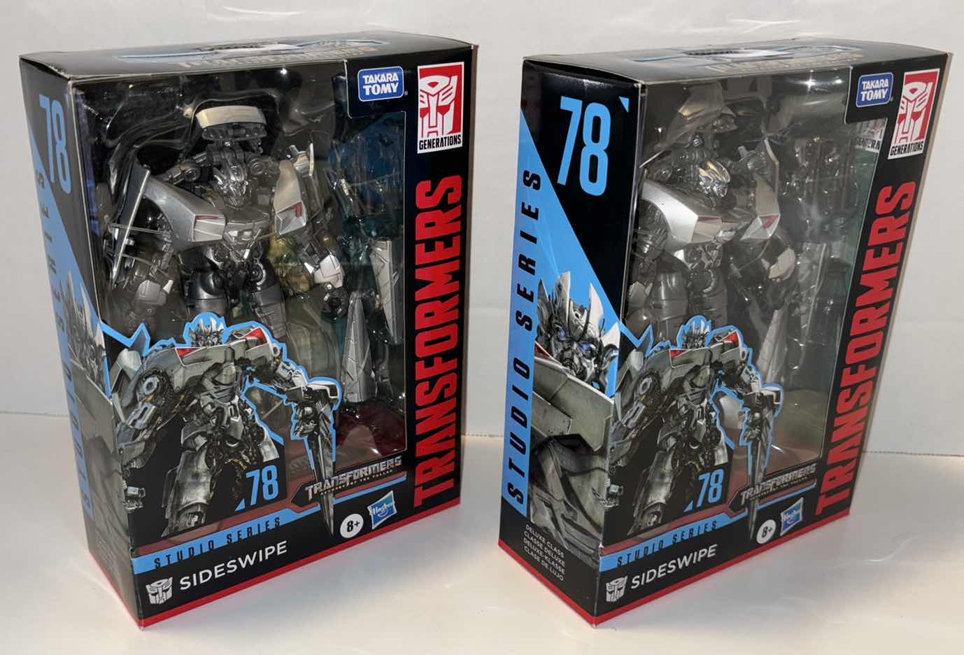 Photo 1 of NEW 2-PACK HASBRO TAKARA TOMY TRANSFORMERS DELUXE CLASS STUDIO SERIES REVENGE OF THE FALLEN #78 "SIDESWIPE" ACTION
FIGURE & ACCESSORIES