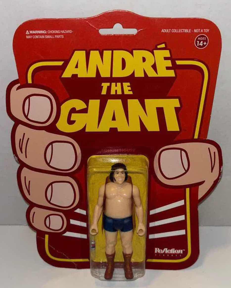 Photo 1 of NEW 2019 SUPER7 REACTION FIGURES “ANDRE THE GIANT” ACTION FIGURE