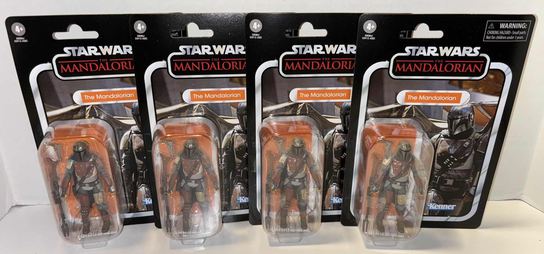 Photo 1 of NEW 4-PACK HASBRO STAR WARS THE VINTAGE COLLECTION ACTION FIGURE & ACCESSORIES, “THE MANDALORIAN”