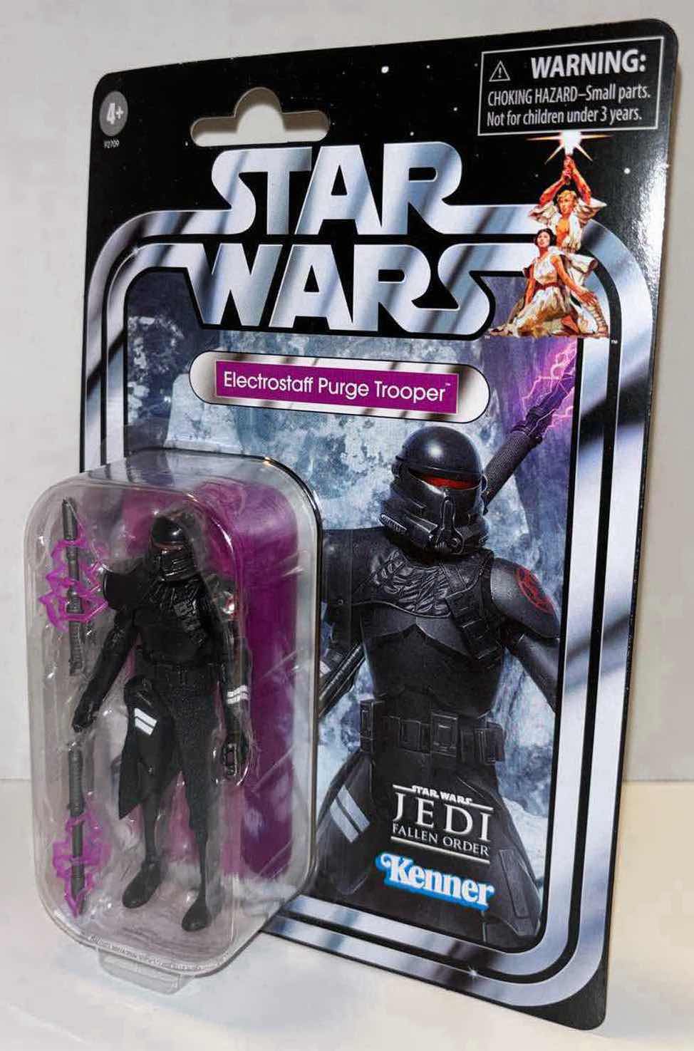 Photo 2 of NEW 4-PACK HASBRO KENNER STAR WARS THE VINTAGE COLLECTION ACTION FIGURE & ACCESSORIES, JEDI FALLEN ORDER “ELECTROSTAFF PURGE TROOPER”