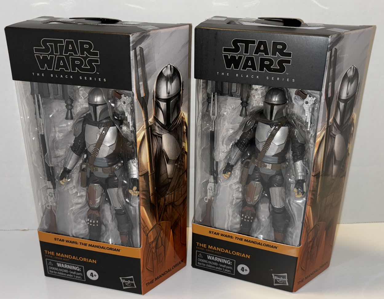 Photo 1 of NEW 2-PACK HASBRO STAR WARS THE BLACK SERIES ACTION FIGURE & ACCESSORIES, THE MANDALORIAN “THE MANDALORIAN”