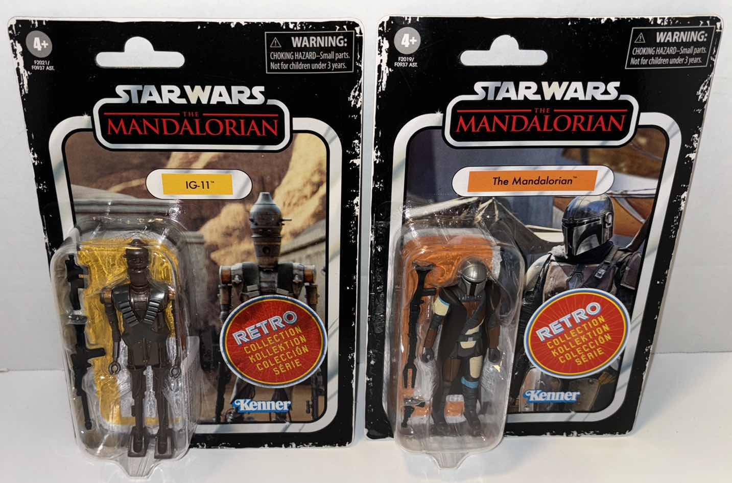 Photo 1 of NEW 2-PACK HASBRO KENNER STAR WARS THE RETRO COLLECTION ACTION FIGURE & ACCESSORIES, THE
MANDALORIAN- “IG-11 & THE MANDALORIAN”