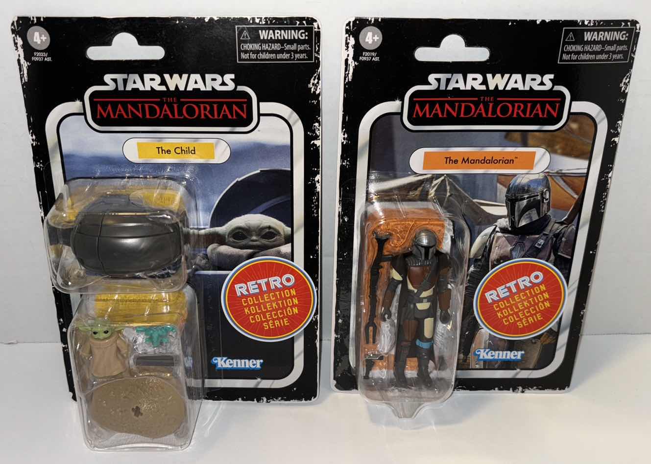 Photo 1 of NEW 2-PACK HASBRO KENNER STAR WARS THE RETRO COLLECTION ACTION FIGURE &
ACCESSORIES, THE
MANDALORIAN- “THE CHILD & THE MANDALORIAN”