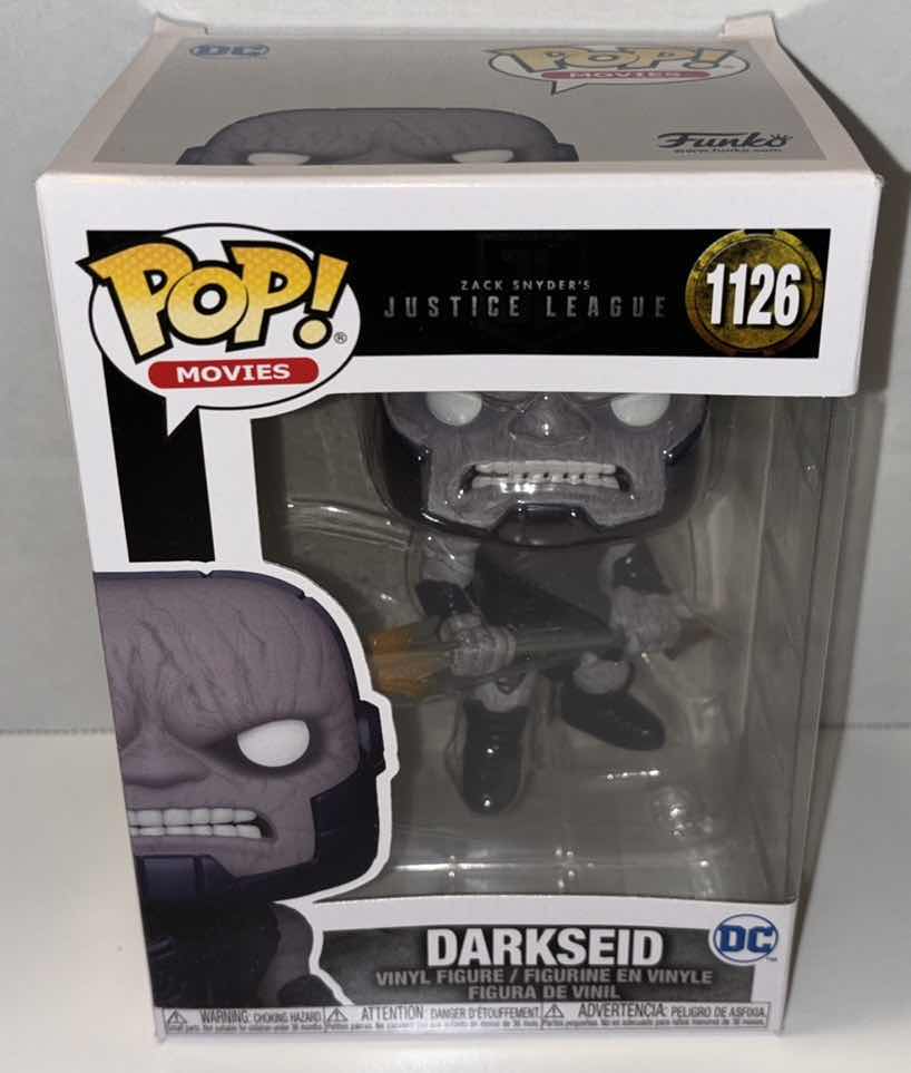 Photo 1 of NEW FUNKO POP! MOVIES VINYL FIGURE, ZACK SNYDER’S JUSTICE LEAGUE #1126 “DARKSEID”